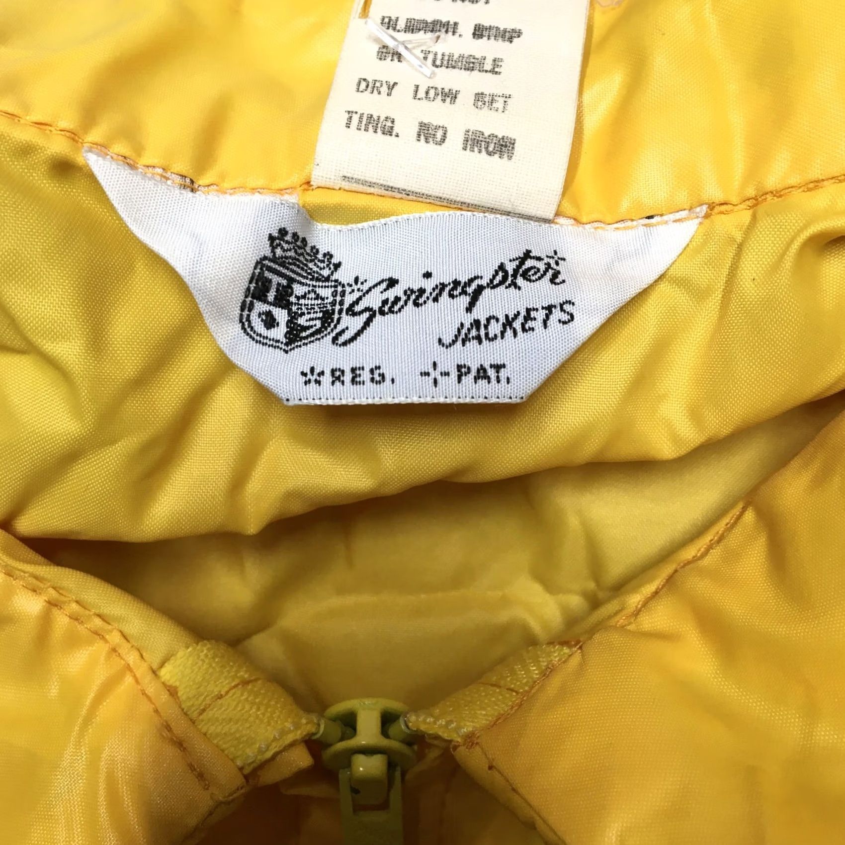 Vintage Vintage Swingster Monroe Racing Jacket Mens L Yellow 60s Windbreaker Flag Nylon Zip Full Zip Lightweight Pockets 80s Cars Retro Mens Size US L / EU 52-54 / 3 - 7 Thumbnail