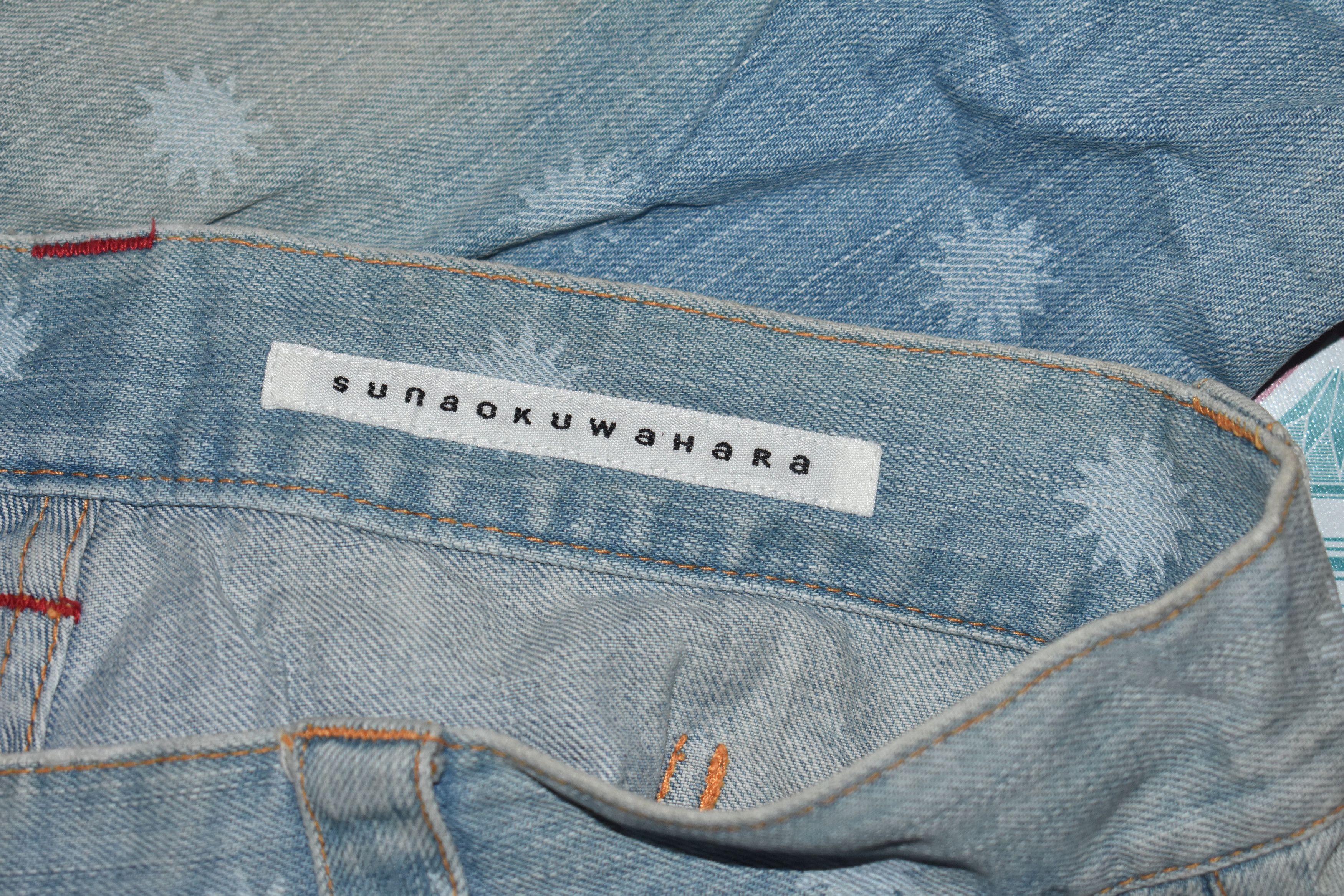 If Six Was Nine × Issey Miyake × Japanese Brand VINTAGE SUNOAKUWAHARA BY ISSEY MIYAKE DENIM JEANS SIZE 33 Size US 33 - 10 Thumbnail