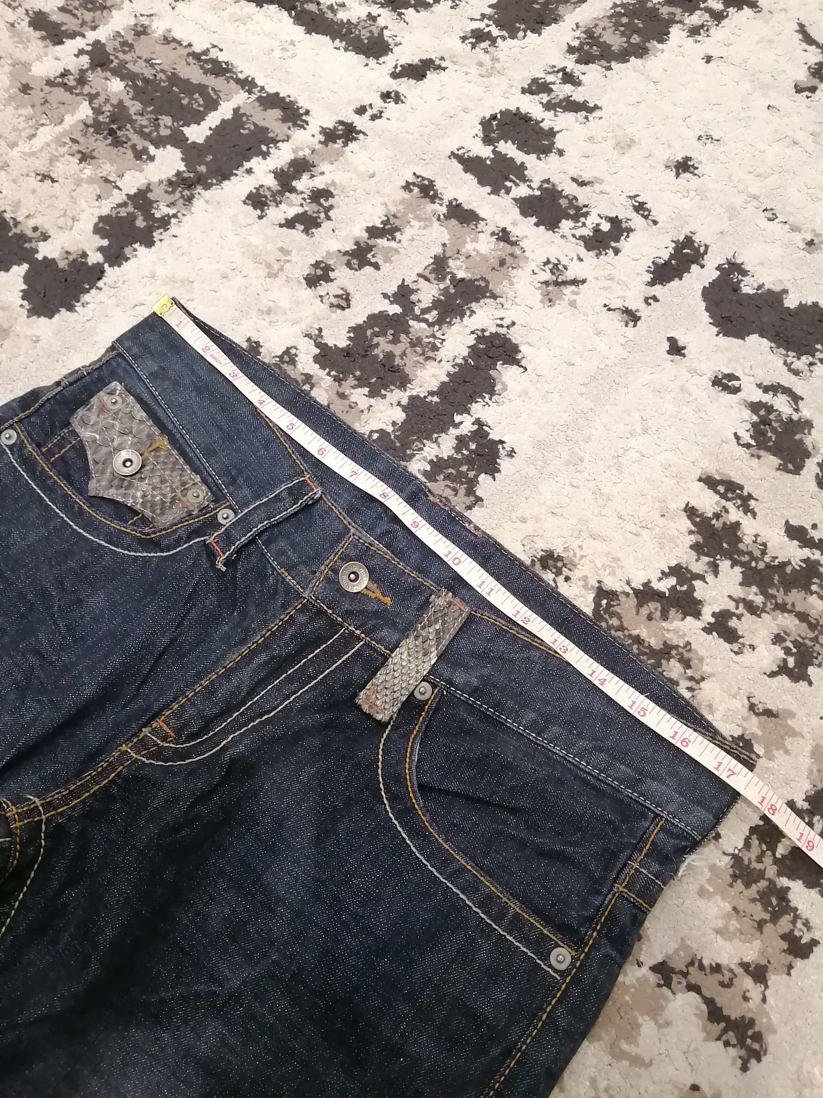 semanticdesign Japanese Semantic Design Snake Design Flared Jeans Size US 35 - 20 Thumbnail