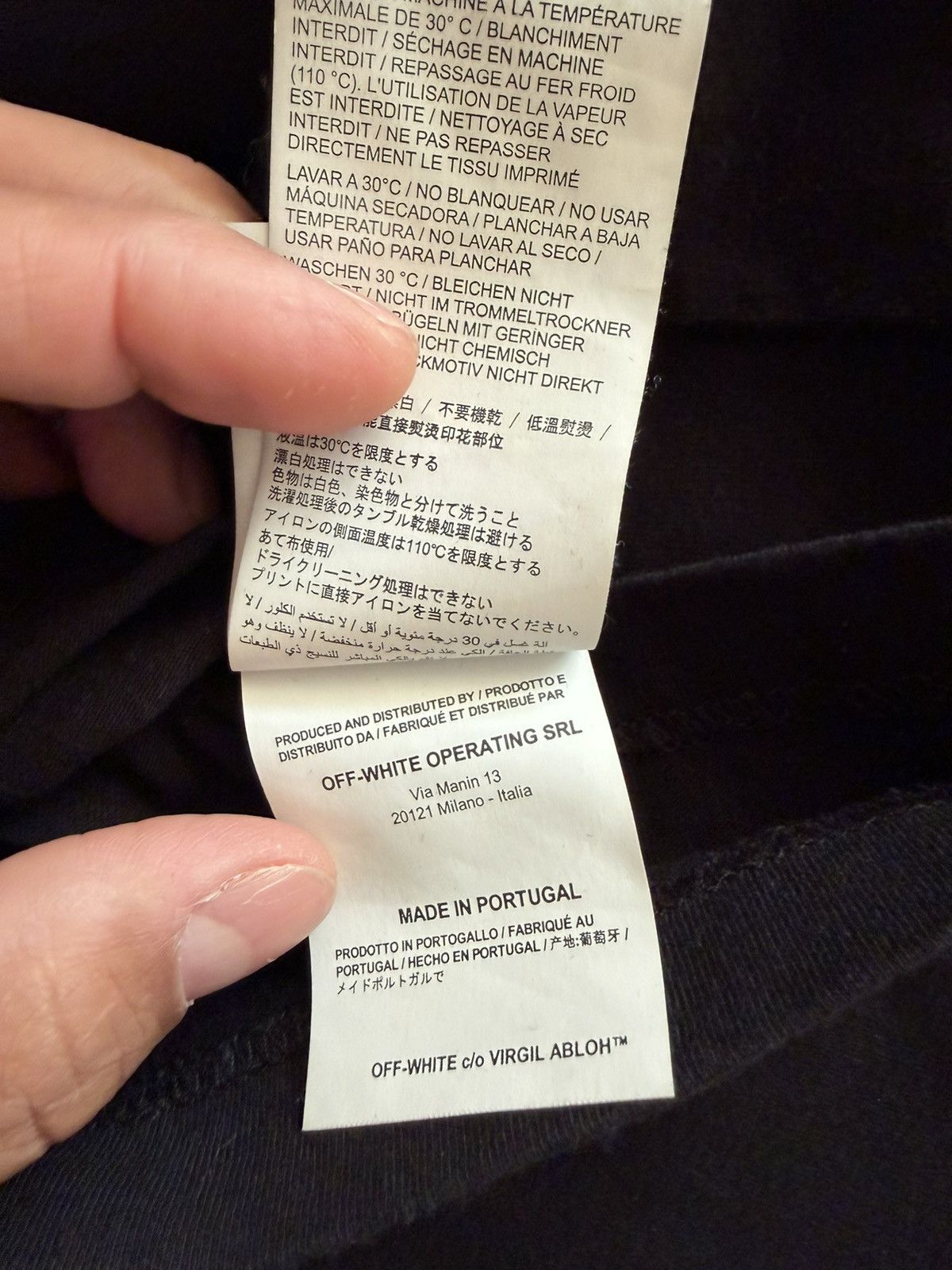 Off-White Off-White Temperature “Pharmaceuticals” Tee Black XL Size US XL / EU 56 / 4 - 9 Thumbnail
