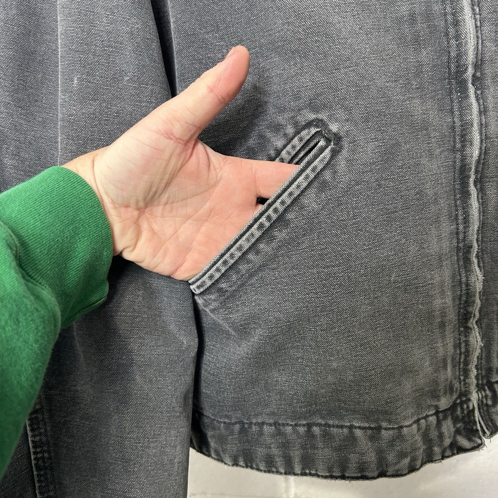 Carhartt Vintage Carhartt Blanket-Lined Detroit Jacket “Petrol” J97 Size US XXL / EU 58 / 5 - 6 Thumbnail