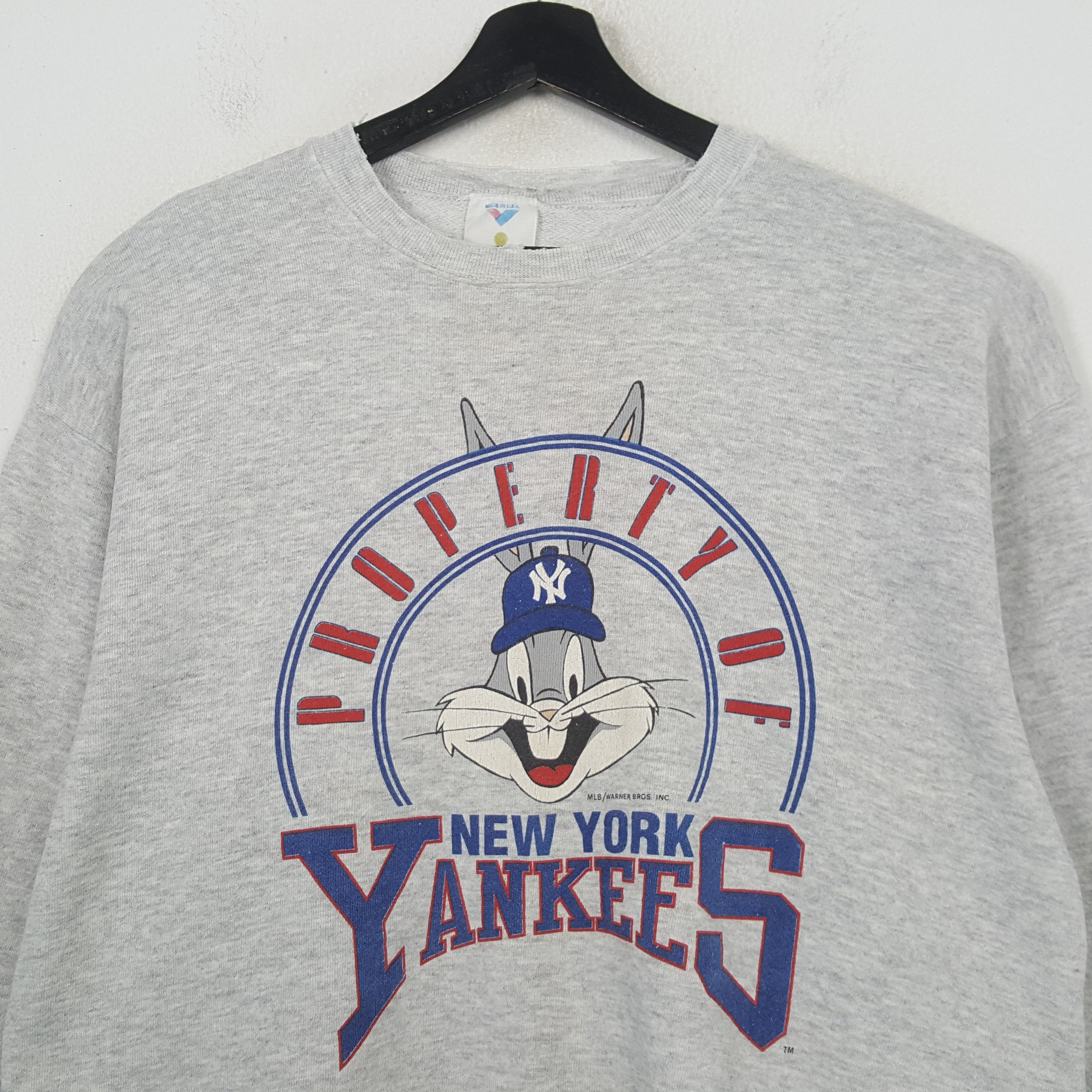 MLB Warner Bros X Yankees MLB Vintage Sweatshirt C302N11 Size US M / EU 48-50 / 2 - 2 Thumbnail