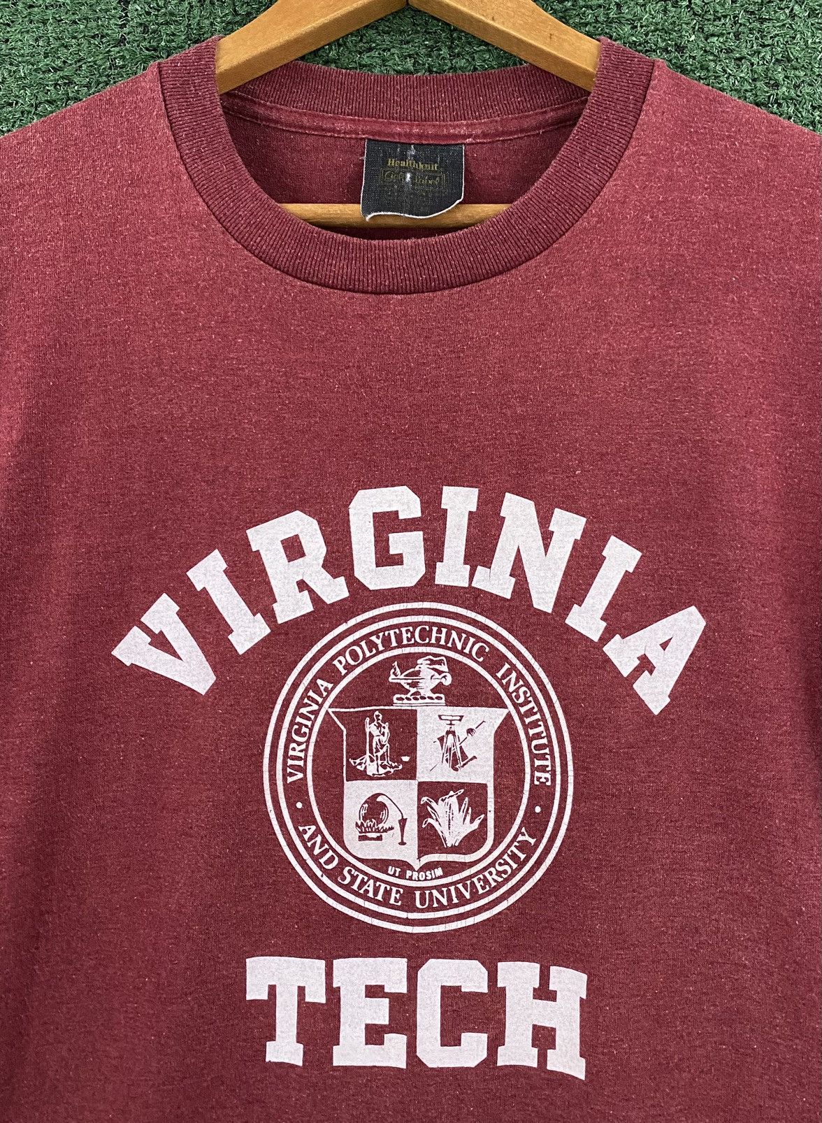 Vintage VTG 80’s Healthknit Gold Label Virginia Tech T-shirt Small Size US S / EU 44-46 / 1 - 2 Thumbnail