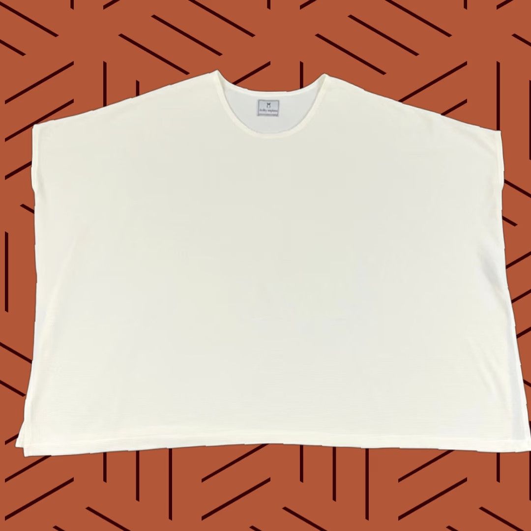 Vintage Dudley Stephens Poncho Sweater Womens Medium/Large Oversized Fleece Cream White Size M / US 6-8 / IT 42-44 - 1 Thumbnail