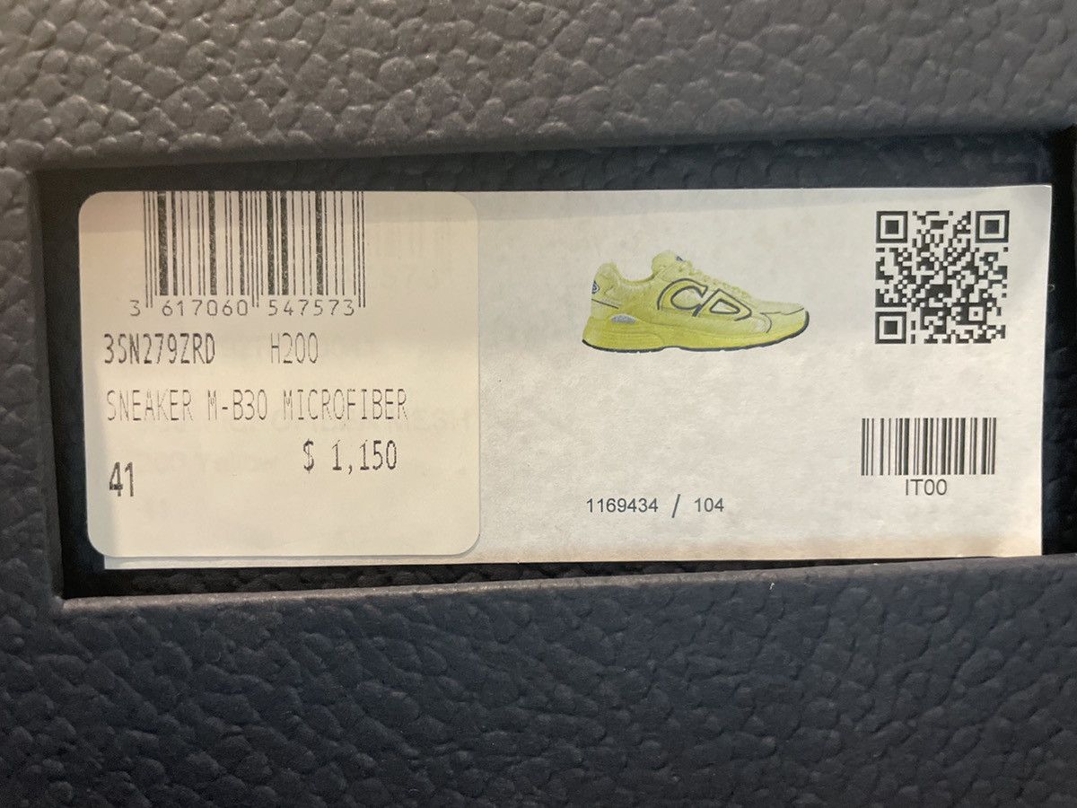 Dior Dior B30 Yellow Mesh Size US 8 / EU 41 - 9 Thumbnail