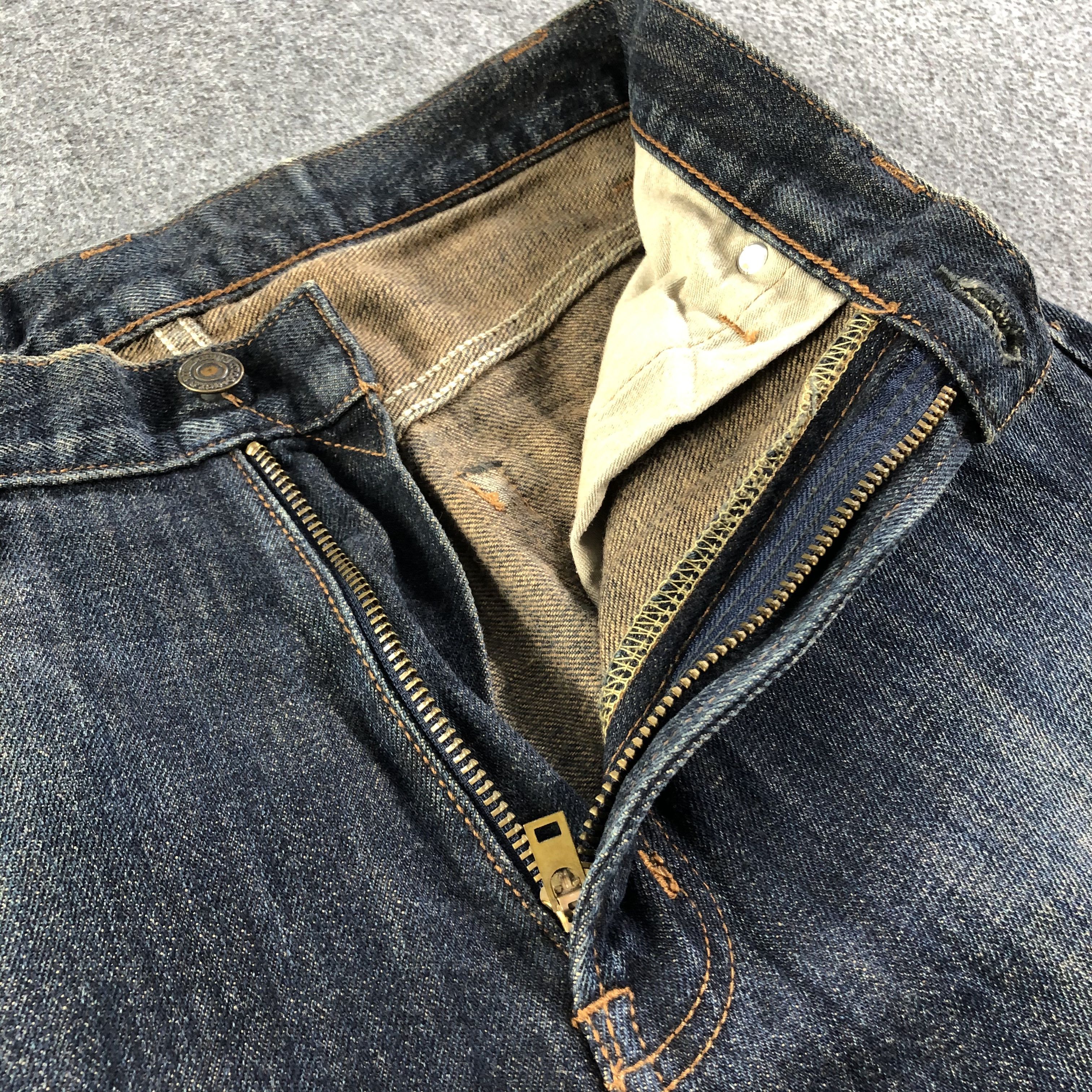 Japanese Brand Gold Rush Jeans Rusty Blue Denim -J2720 Size US 30 / EU 46 - 8 Thumbnail