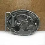 Japanese Brand retro wolf biker belt buckle ( no belt ) Size ONE SIZE - 2 Thumbnail