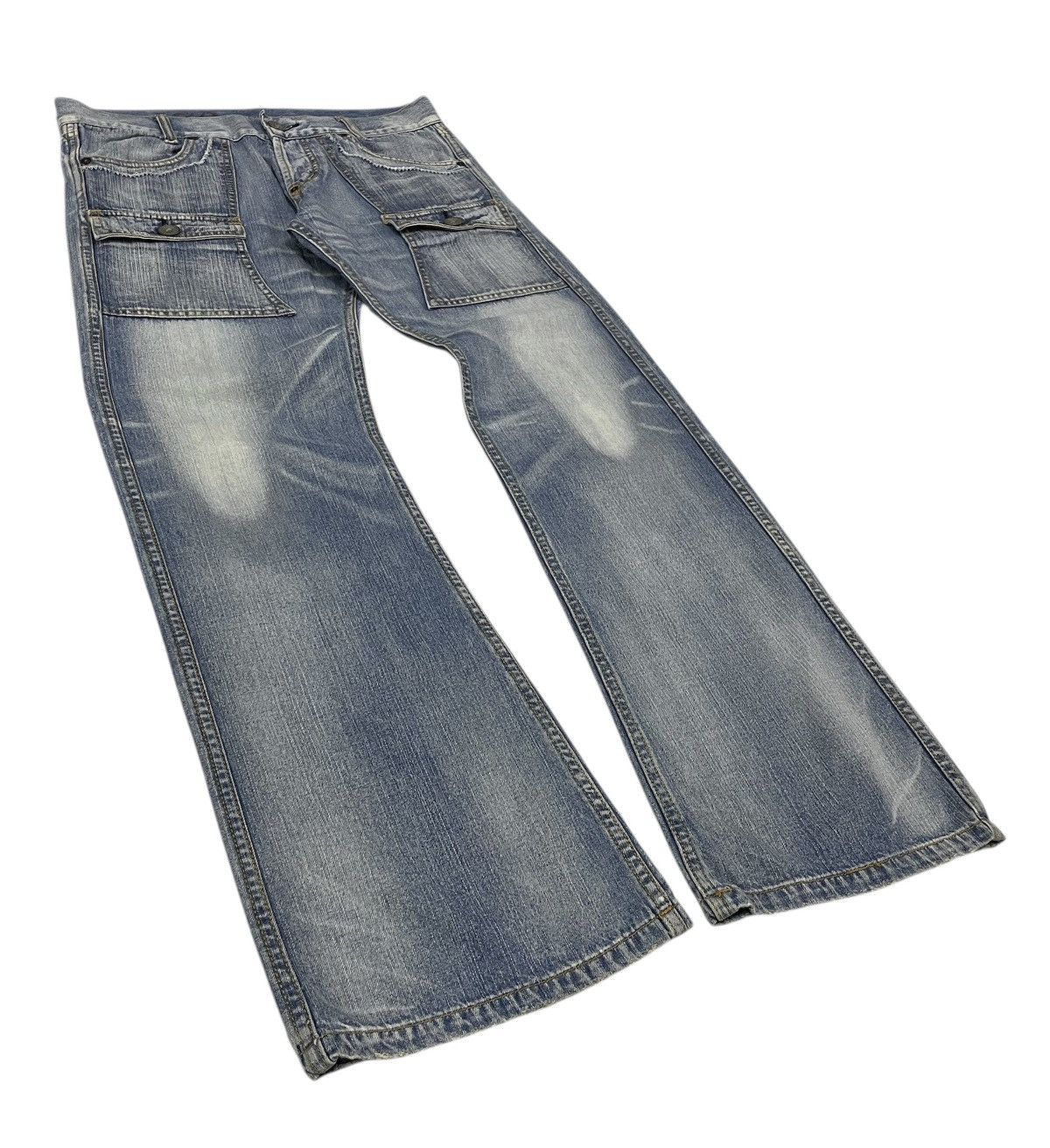 Hysteric Glamour TurnMeOn Japan Flare Bush Jeans Size US 33 - 2 Thumbnail