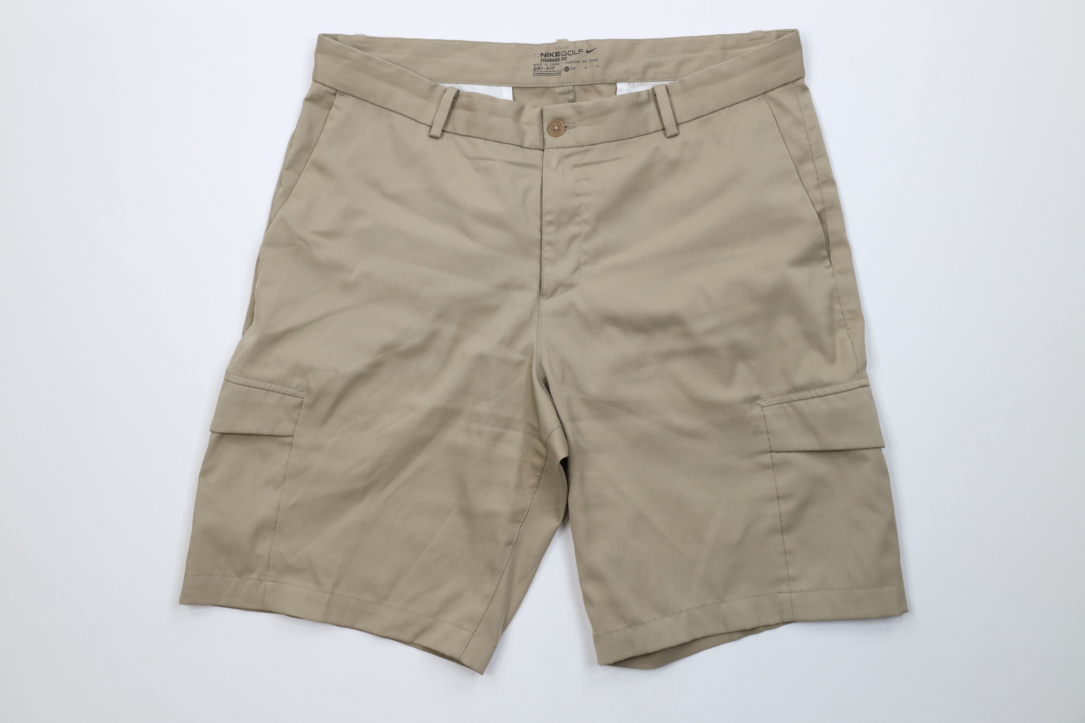 Nike Nike Golf Travis Scott Mini Swoosh Cargo Shorts Beige Size US 34 / EU 50 - 1 Thumbnail