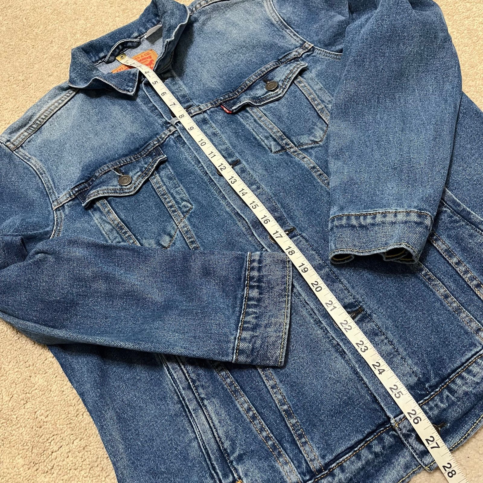 Levi's Vintage Levis Faded Denim Trucker Jacket XL Size US XL / EU 56 / 4 - 5 Thumbnail