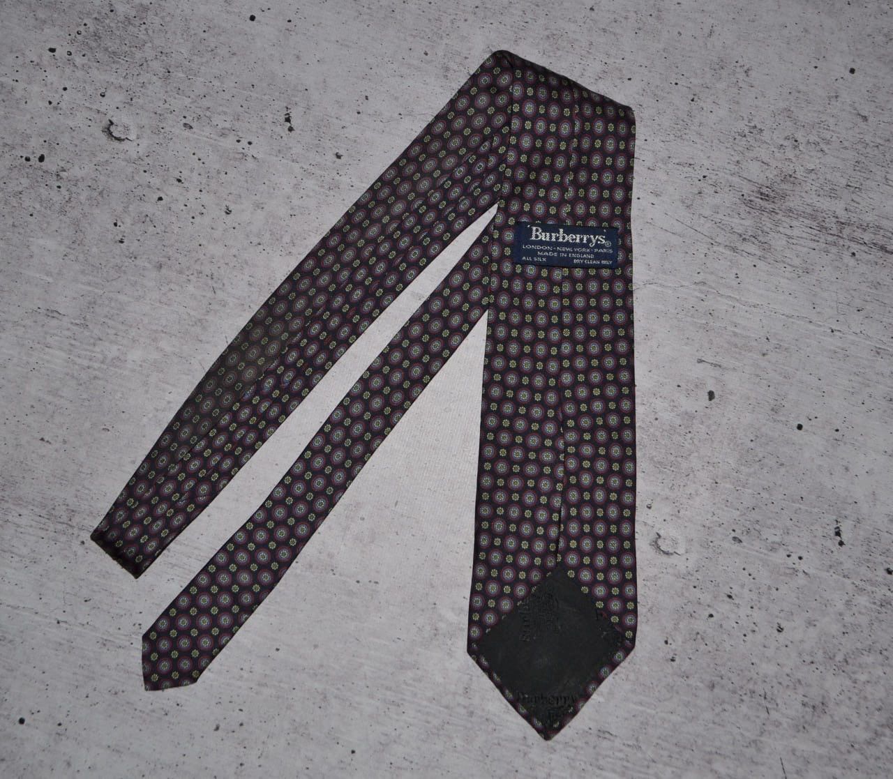 Burberry × Vintage Tie Burberrys Multicolour Silk Size ONE SIZE - 3 Thumbnail
