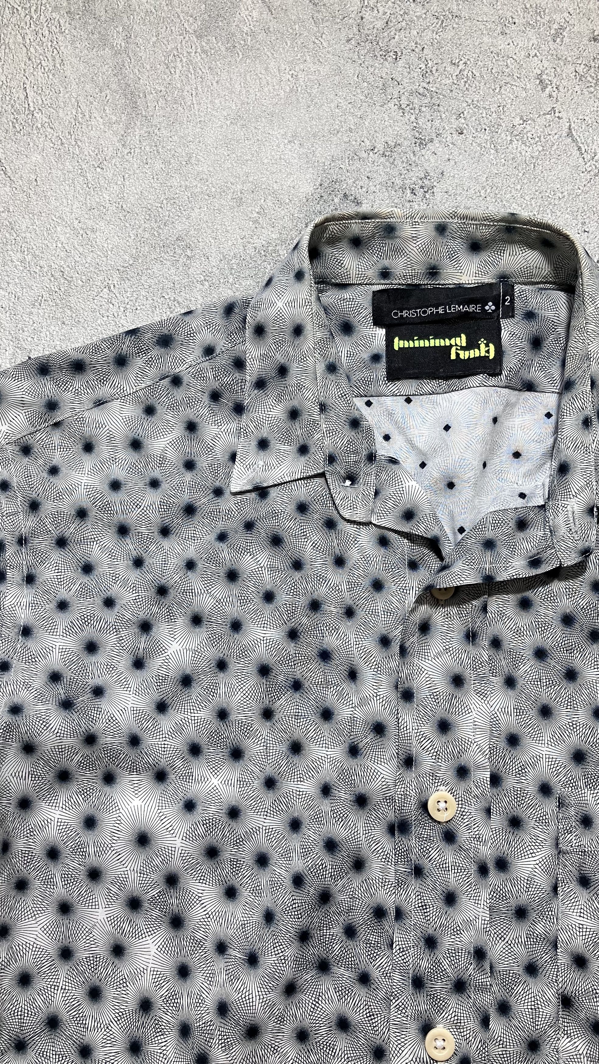 Lemaire Christophe Lemaire x Minimal Funk circular patterned shirt Size US M / EU 48-50 / 2 - 4 Thumbnail