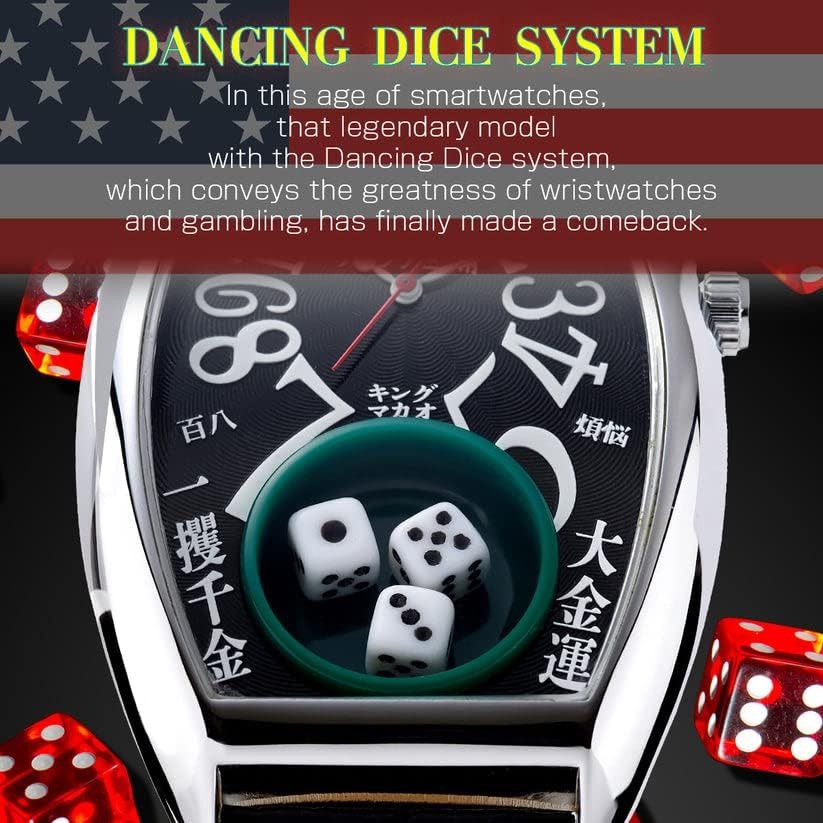 Japanese Brand Frank Miura Life's a Gamble Watch King Macau Dice black Size ONE SIZE - 5 Thumbnail