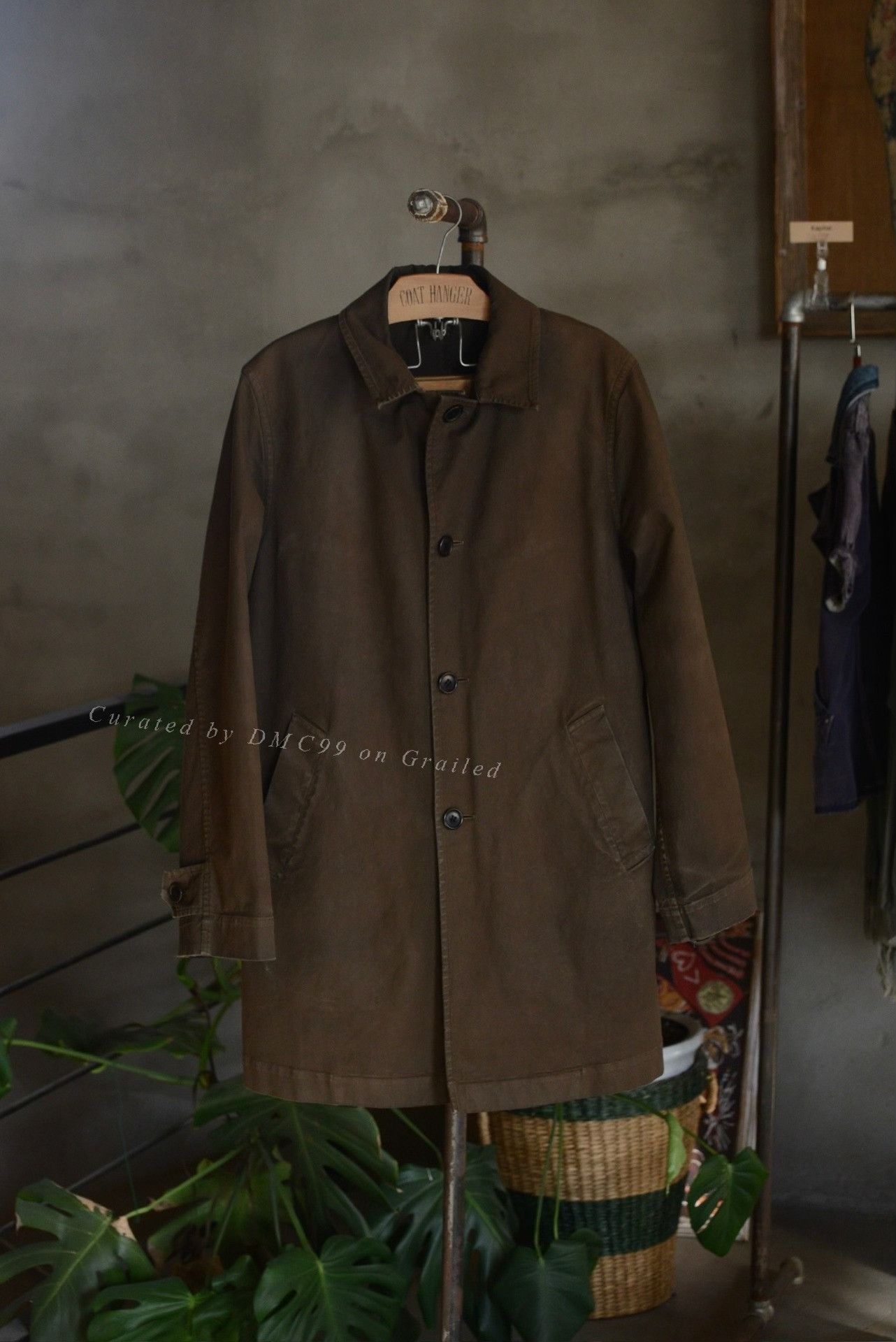 Blue Blue Japan Brown Long Trench Coat Size 3 Size US M / EU 48-50 / 2 - 1 Thumbnail