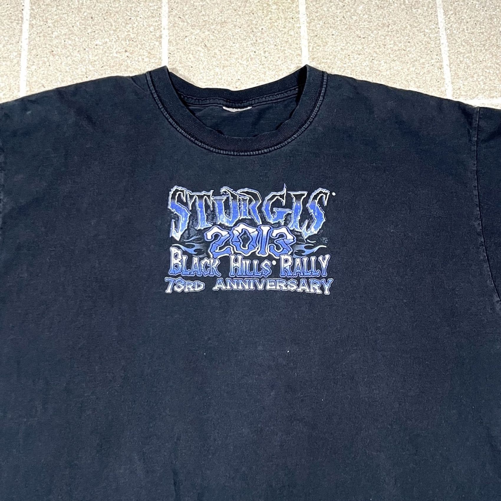 Vintage VINTAGE Sturgis Black Hills Bike Rally Tshirt Motorcycle Tshirt L Black Mens 2013 Y2K Bike Rally Motorcycle Theme Size US L / EU 52-54 / 3 - 4 Thumbnail