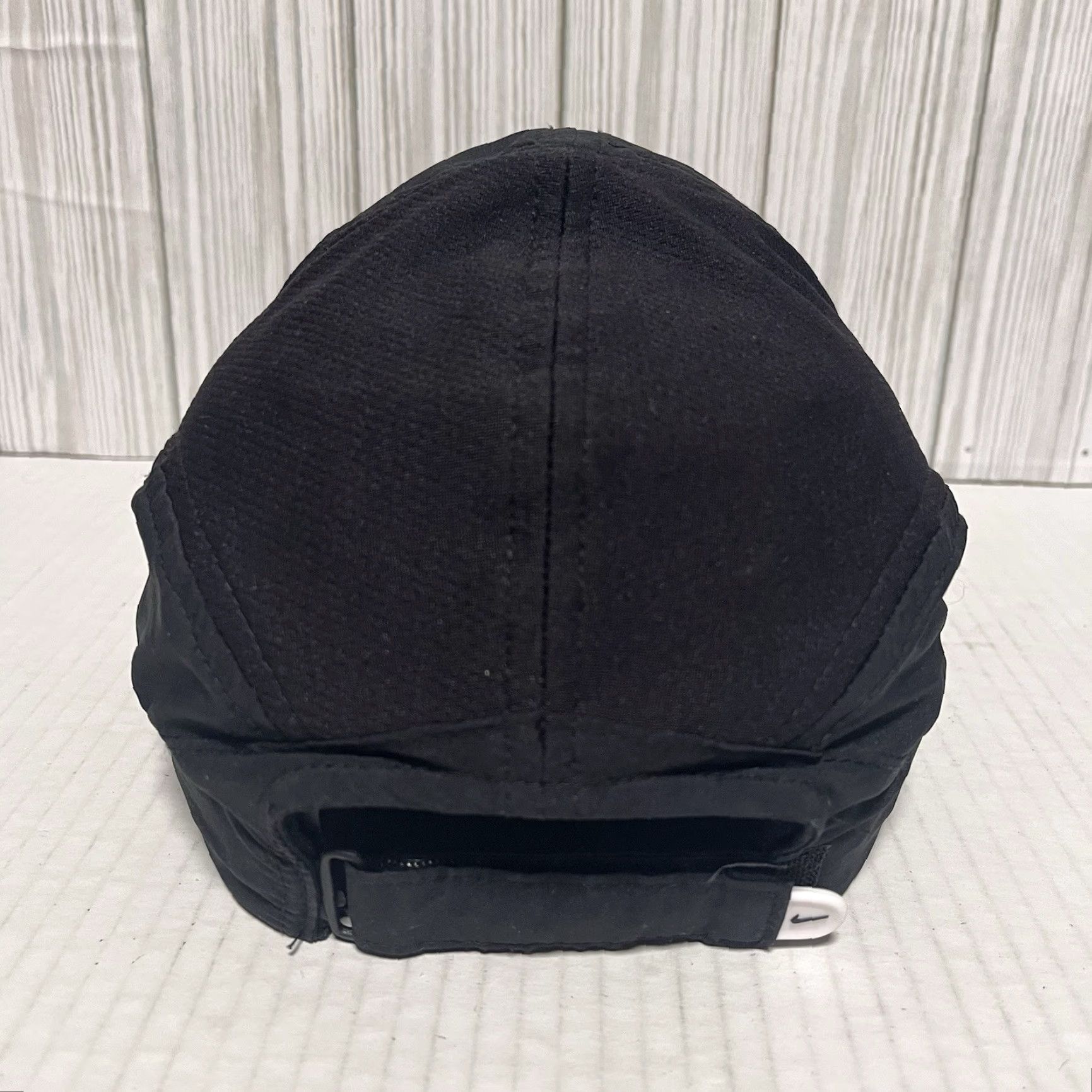 Nike Nike Hat Cap Strap Back Black Panel Tailwind Featherlight Tennis Pickleball Mens Adjustable Black Baseball Cap Logo (Men) Size ONE SIZE - 5 Thumbnail