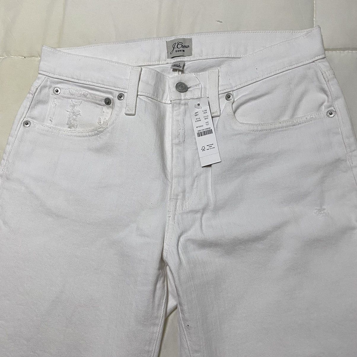 J.Crew J. Crew Distressed Denim Jeans Size US 27 - 4 Thumbnail