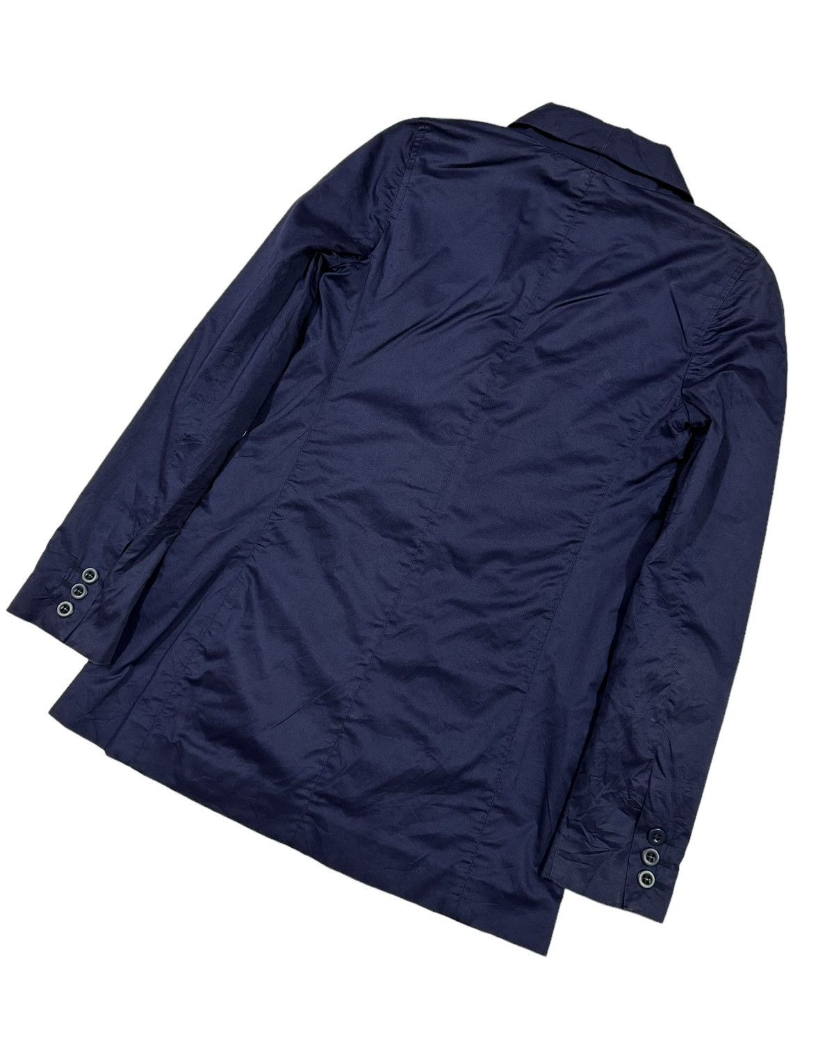 Alexander McQueen Alexander Mcqueen Navy Blue Blazer Jacket Size 36 Size 36S - 15 Thumbnail