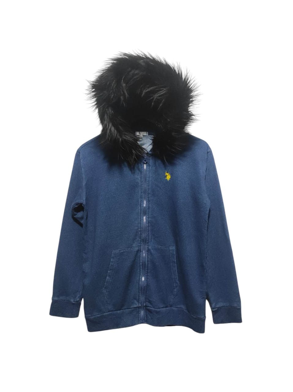If Six Was Nine U.S. Polo Assn. Zipper Fur Denim Hoodie i6w9 LGB style Size US S / EU 44-46 / 1 - 1 Thumbnail