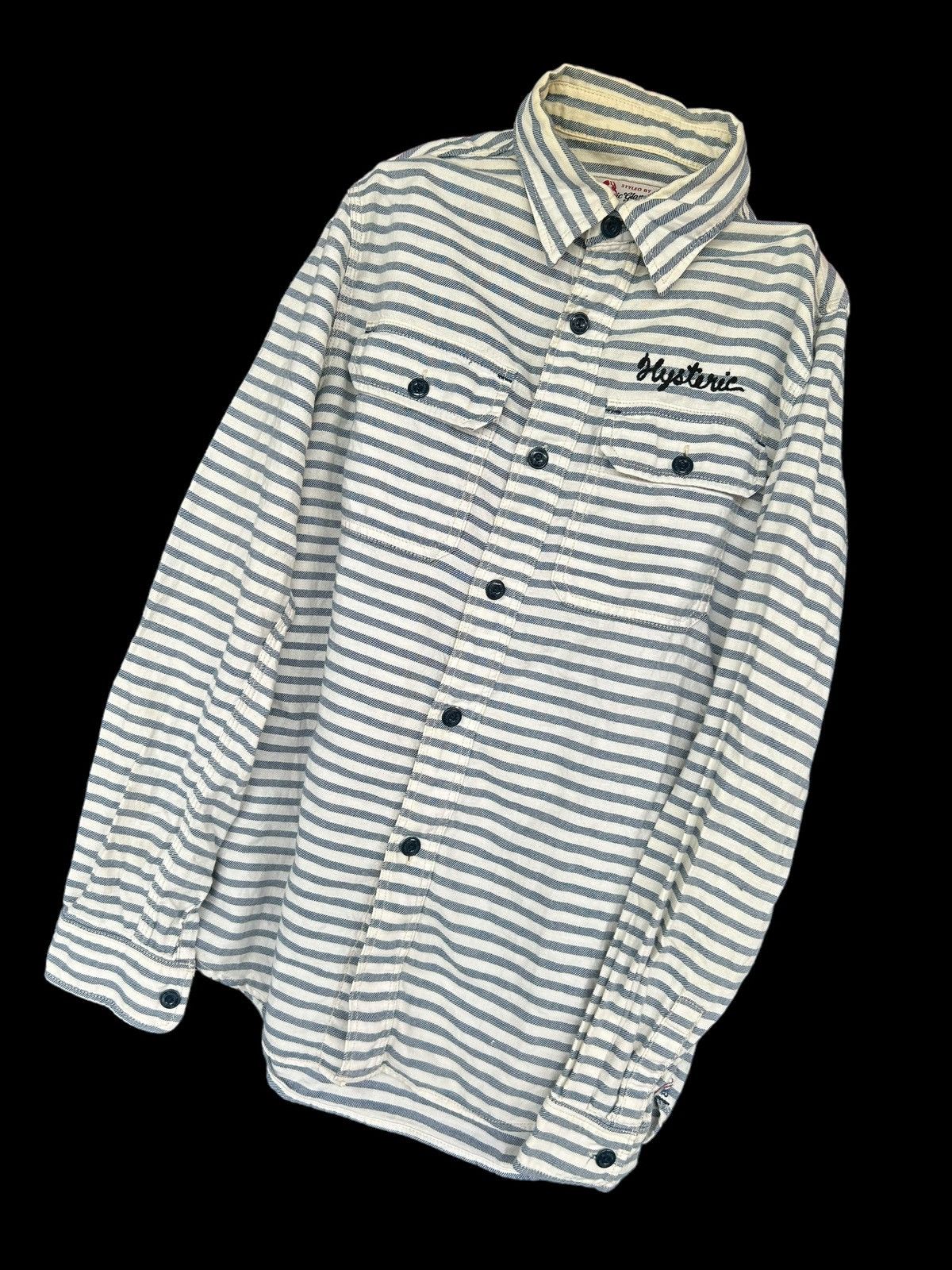 Hysteric Glamour × Japanese Brand × Vintage HYSTERIC GLAMOUR ALWAYS LOOKING AHEAD US MICH Buton up shirt Size US S / EU 44-46 / 1 - 5 Thumbnail