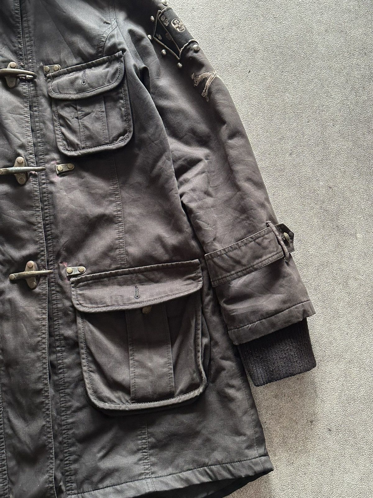 Hysteric Glamour 90s Japanese Fur Grunge Punk Bondage Fishtail Parka Jacket Size US S / EU 44-46 / 1 - 3 Thumbnail