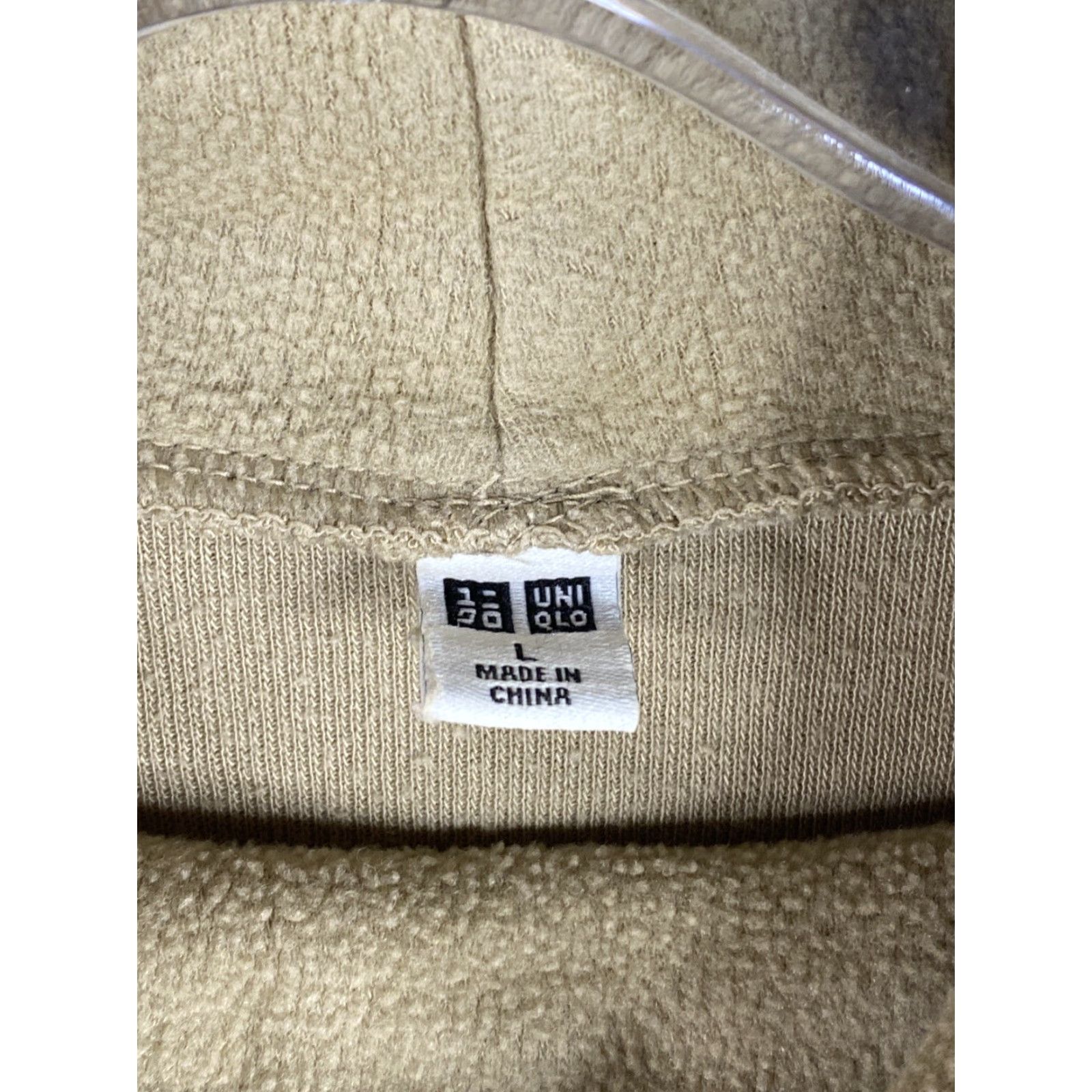 Uniqlo Uniqlo Sweater Womens L Tan Long Sleeve Turtleneck Pullover Fleece Stretch Soft Casual Fall Winter Size L / US 10 / IT 46 - 3 Thumbnail