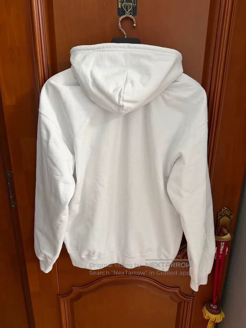 Balenciaga Balenciaga White Hooded Sweatshirt Size US S / EU 44-46 / 1 - 2 Thumbnail