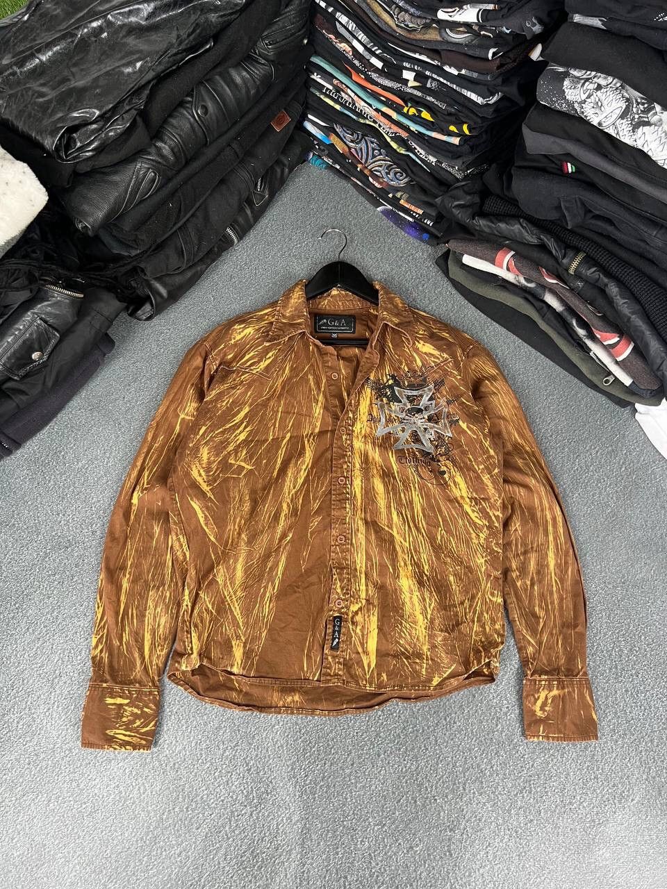 Affliction Y2K Affliction Style Skull Logo Grunge Shirt Size US M / EU 48-50 / 2 - 2 Thumbnail