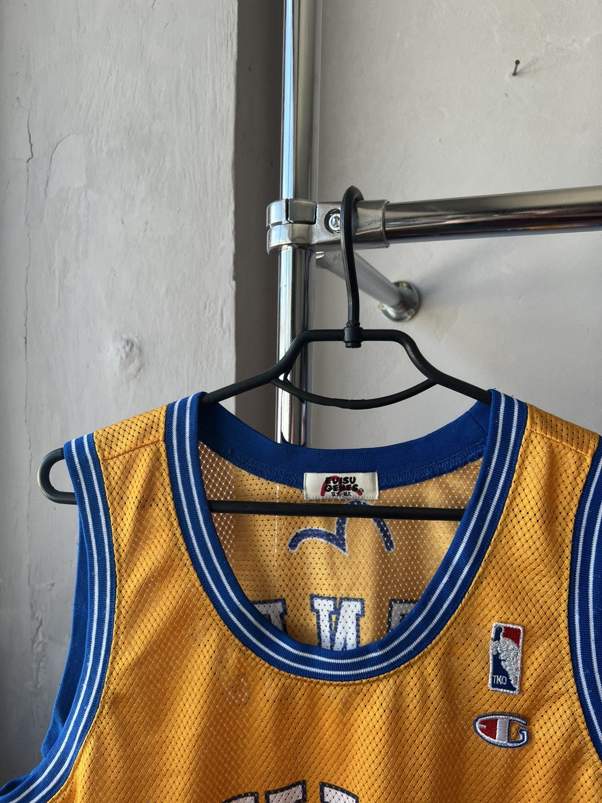 Evisu RARE VINTAGE EVISU X CHAMPION GENES NBA BASKETBALL JERSEY Size US L / EU 52-54 / 3 - 6 Thumbnail
