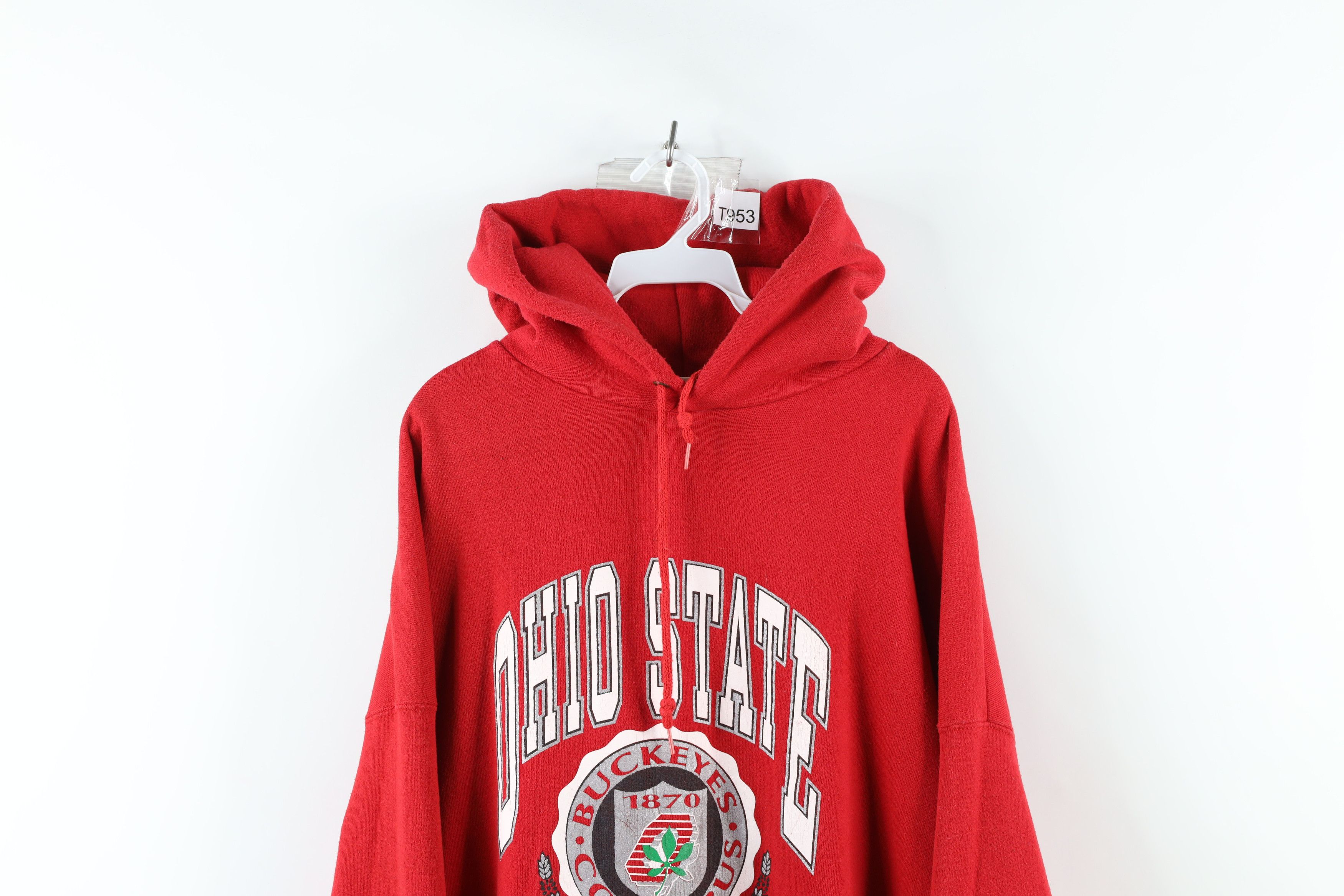 Vintage Vintage 90s Out Ohio State University Hoodie Sweatshirt USA Size US XXL / EU 58 / 5 - 2 Thumbnail