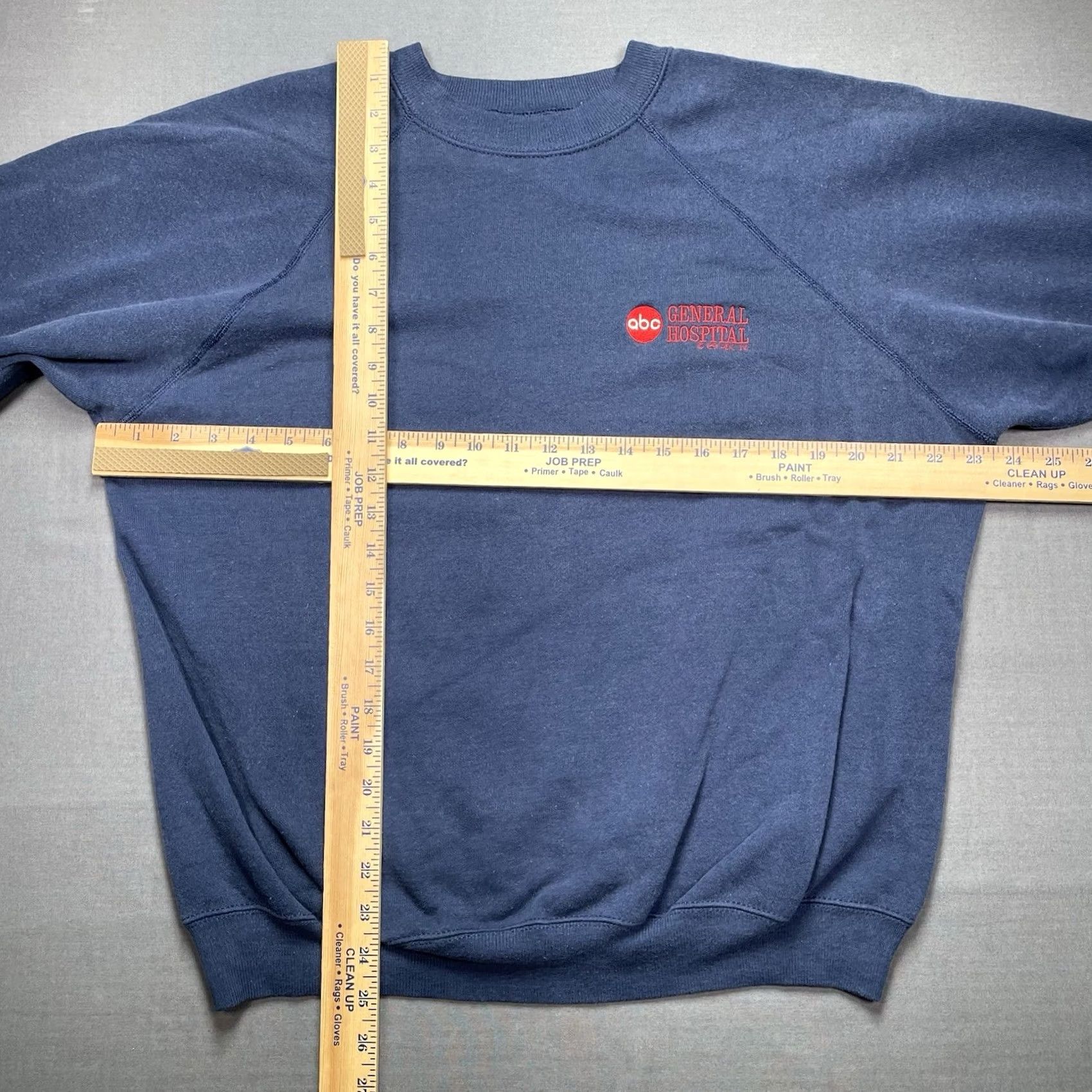 Hanes VINTAGE General Hospital Sweatshirt Mens XL Blue 1991 Soap Opera Promo Hanes Pullover Crew Neck Graphic Print 90s Retro Size US XL / EU 56 / 4 - 5 Thumbnail