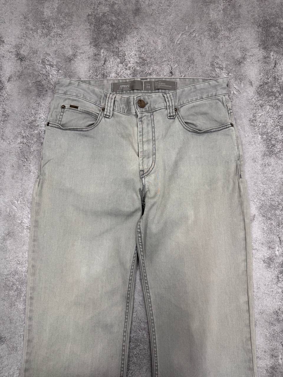 Armani Armani Collezioni J15 Slim Fit Jeans Denim Grey Size 32 Size US 32 / EU 48 - 6 Thumbnail