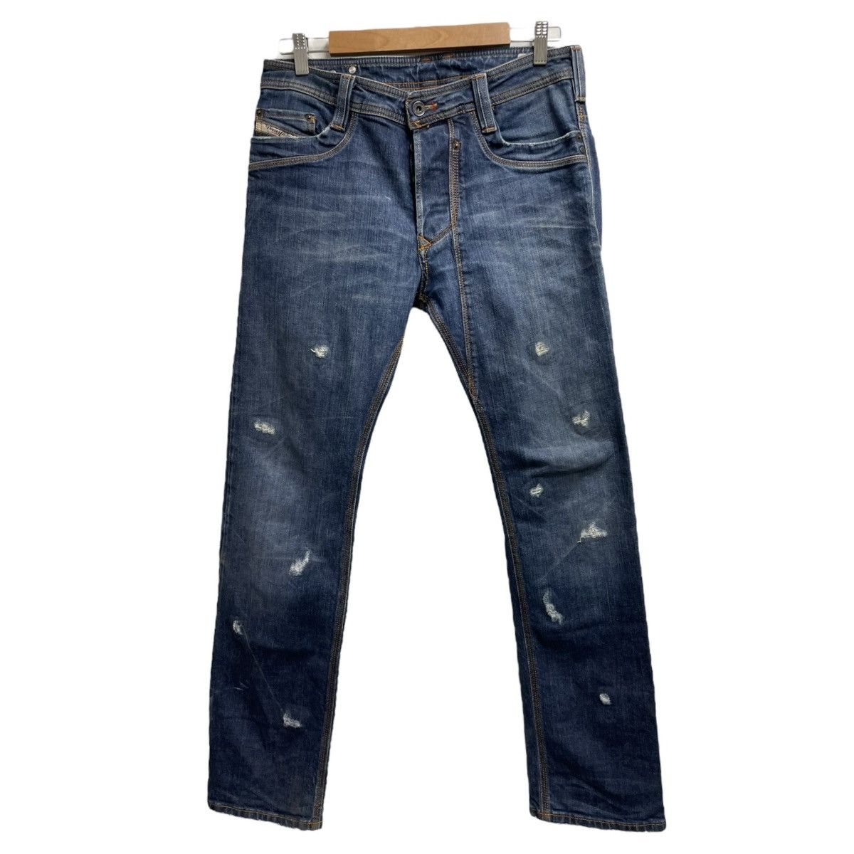 image of Diesel Glamour Back Pocket Denim in Blue, Men's (Size 30)