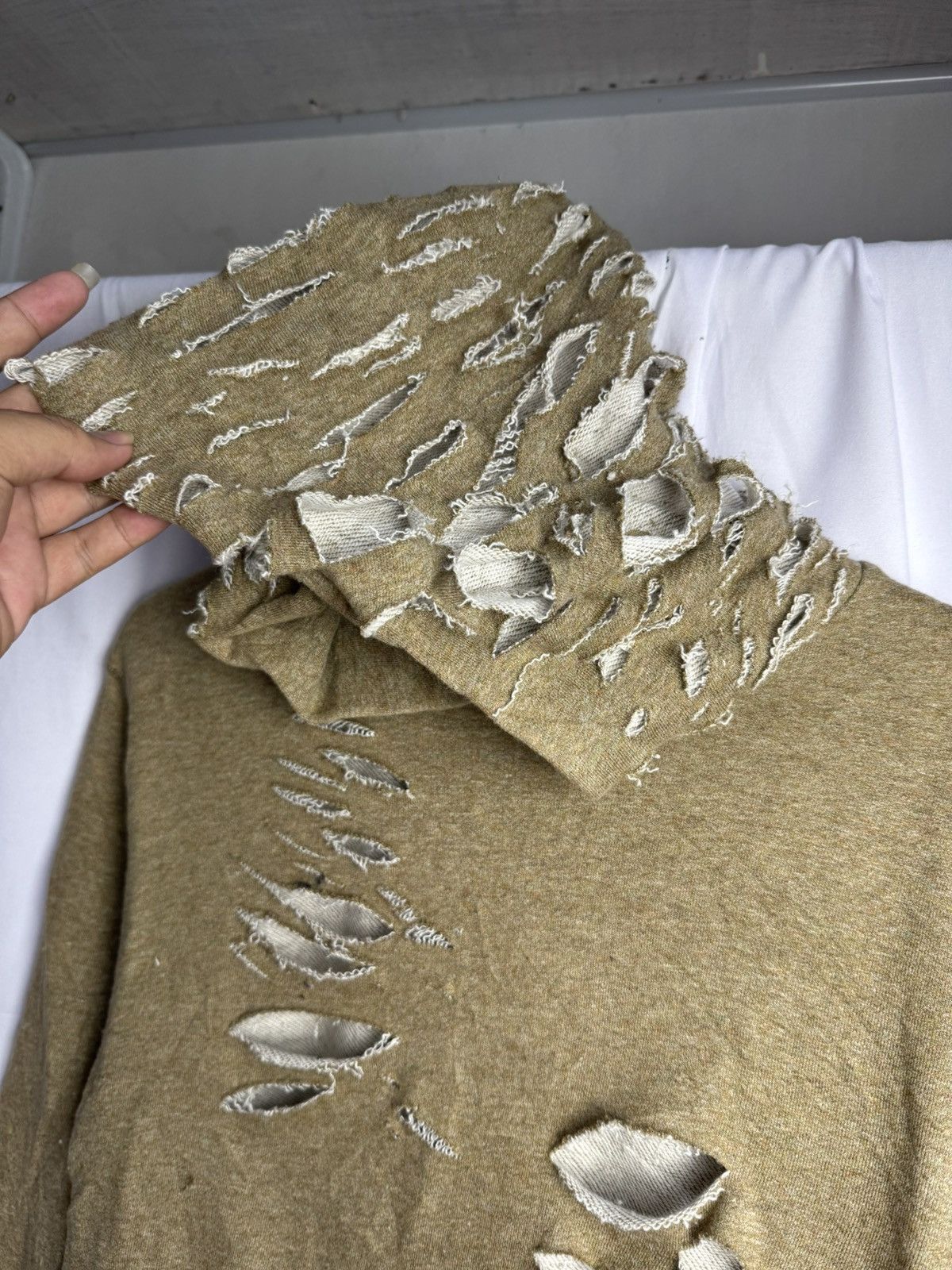 If Six Was Nine × Japanese Brand × Le Grande Bleu (L.G.B.) Distressed Hoodie Urban Research Ifsixwasnine lgb Size US M / EU 48-50 / 2 - 4 Thumbnail