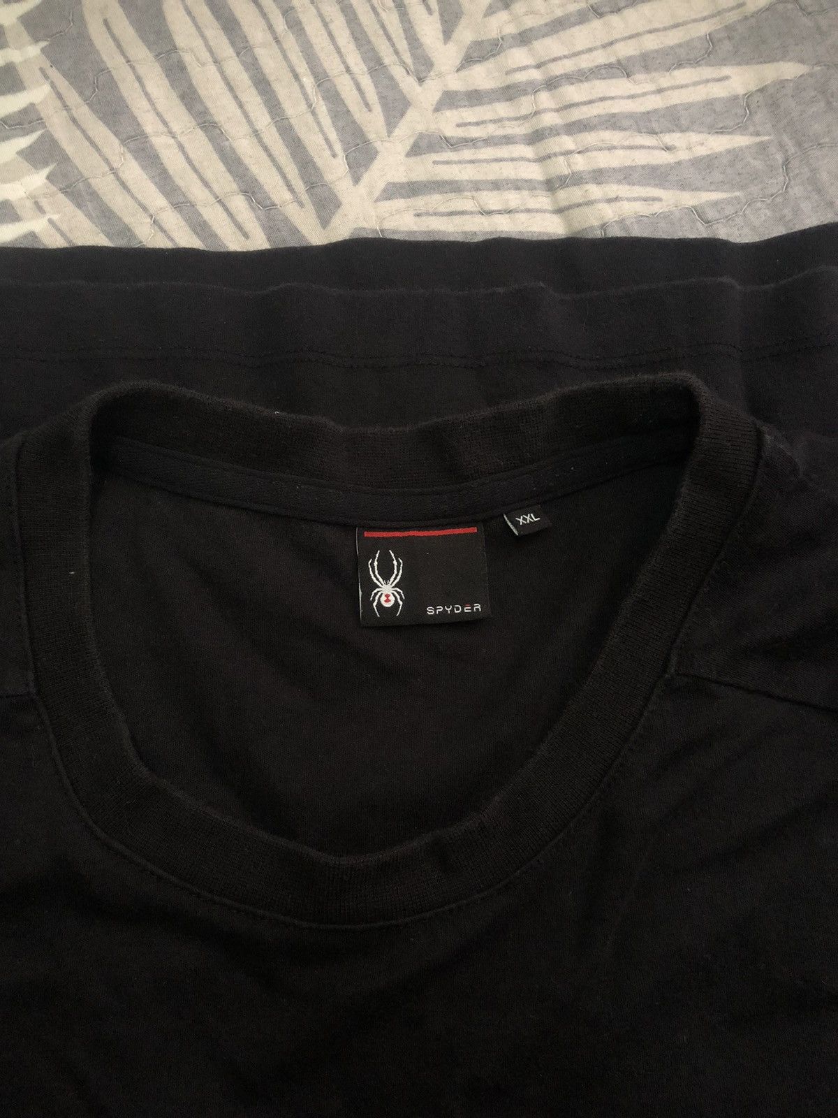 Spyder Spyder t-shirt all black big logo Size US XL / EU 56 / 4 - 4 Thumbnail