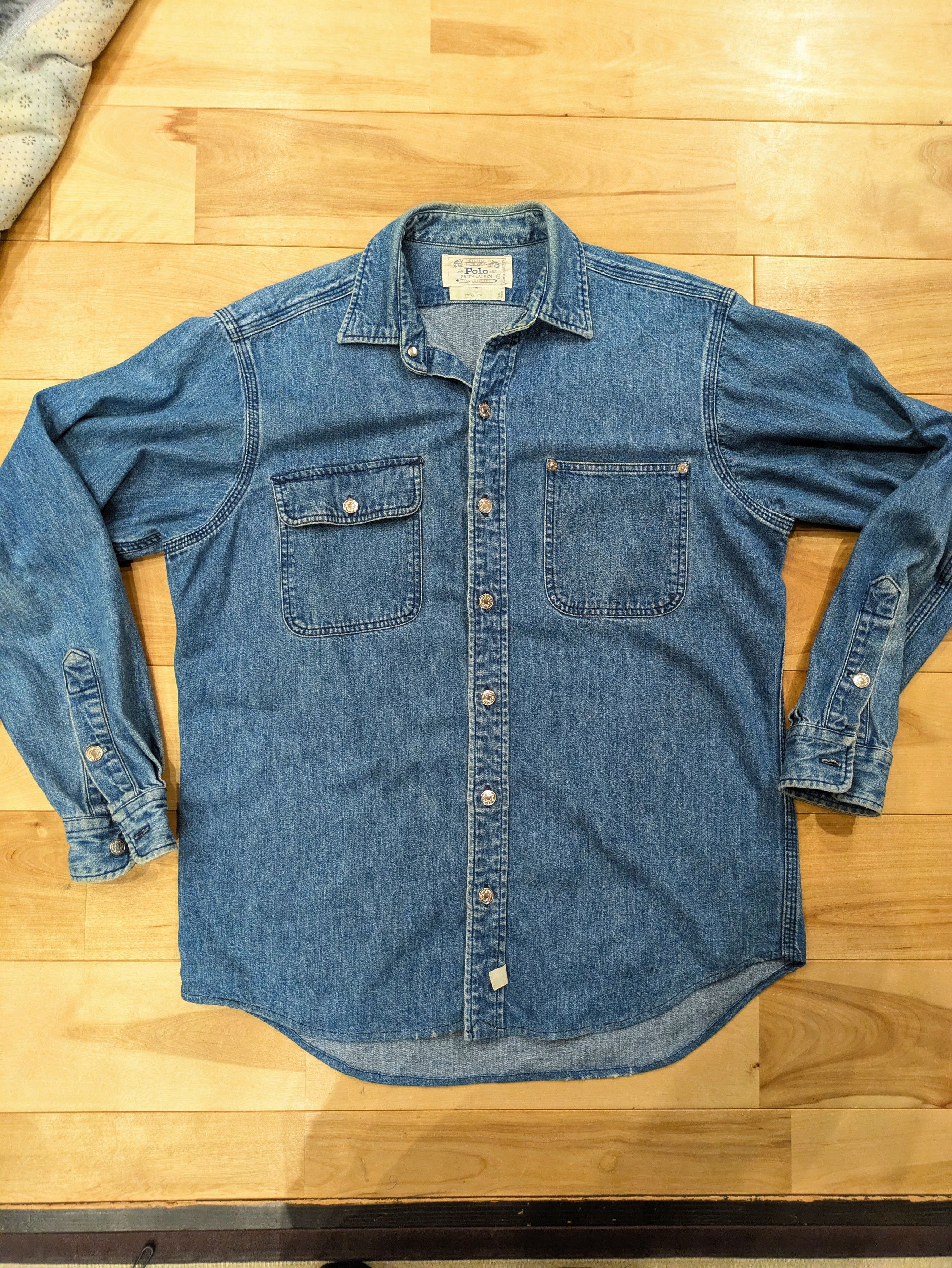 Polo Ralph Lauren 80s USA Made Polo Ralph Lauren “Authentic Dungarees” M Size US M / EU 48-50 / 2 - 1 Thumbnail