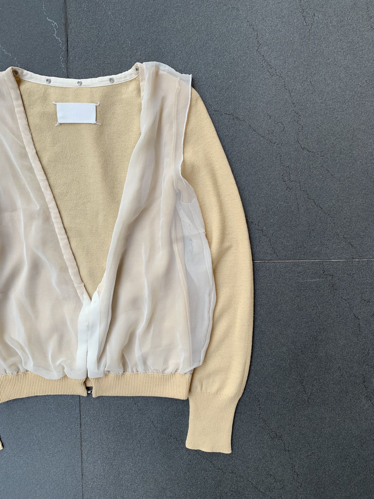 トップス Maison Margiela 15SS Panelled Cardigan-M Maison Margiela - Pendleton Wool Panel Cardigan | HBX