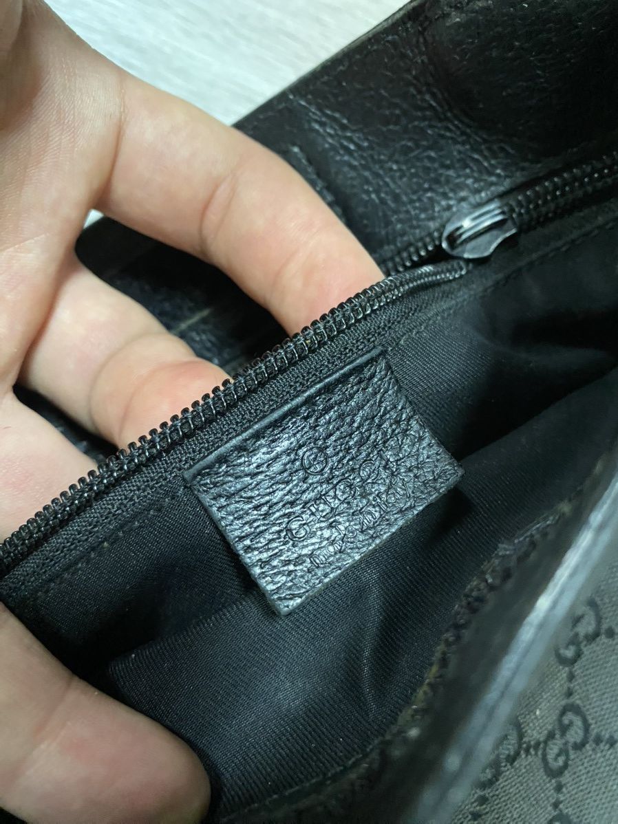 Gucci Gucci GG monogram canvas leather crossbody messenger bag Size ONE SIZE - 11 Thumbnail