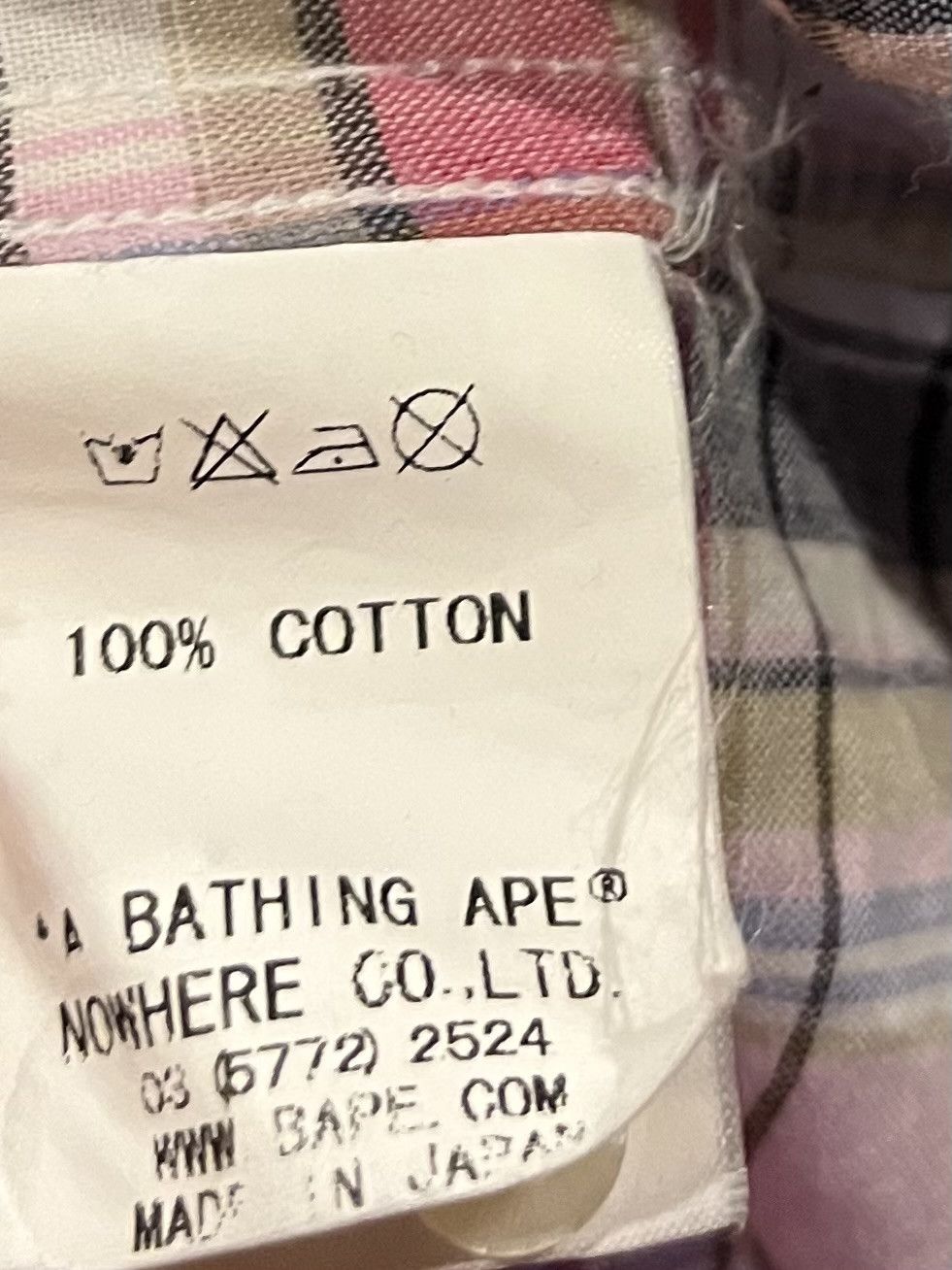 Bape Bape logo button up shirt Size XS / US 0-2 / IT 36-38 - 5 Thumbnail