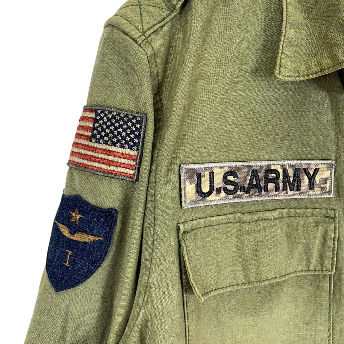 Avirex × Vintage Vintage Avirex US Army Button Jacket Size US L / EU 52-54 / 3 - 7 Thumbnail