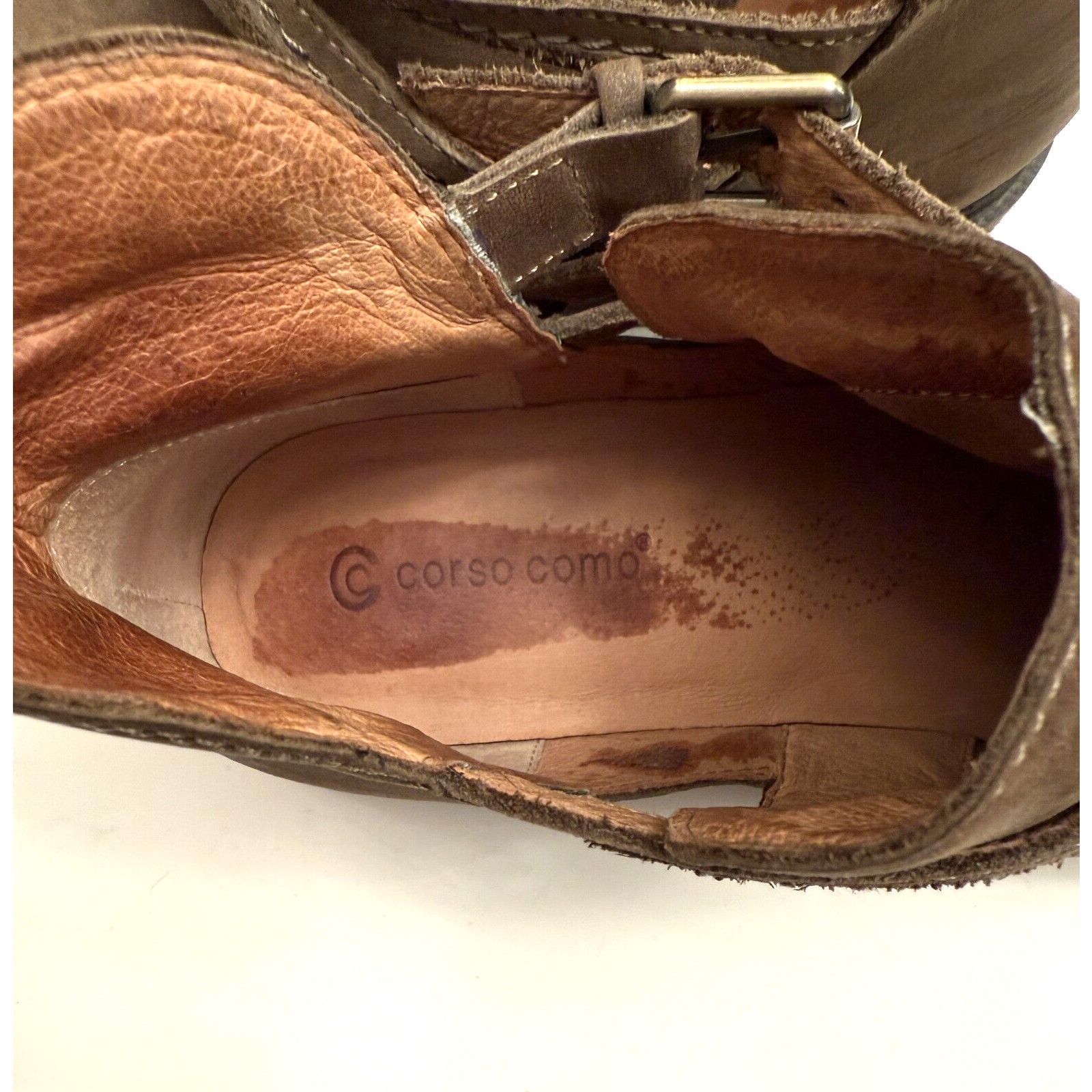 Other Women's Corso Como Islip Cutout Taupe Brown Ankle Boot 9.5 Size US 9.5 / IT 39.5 - 11 Thumbnail