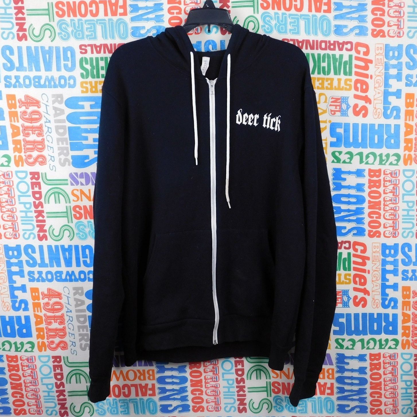 Canvas Deer Tick Twice Is Nice Tour Hoodie Size L Zip 2017 Mustard Size US L / EU 52-54 / 3 - 1 Thumbnail