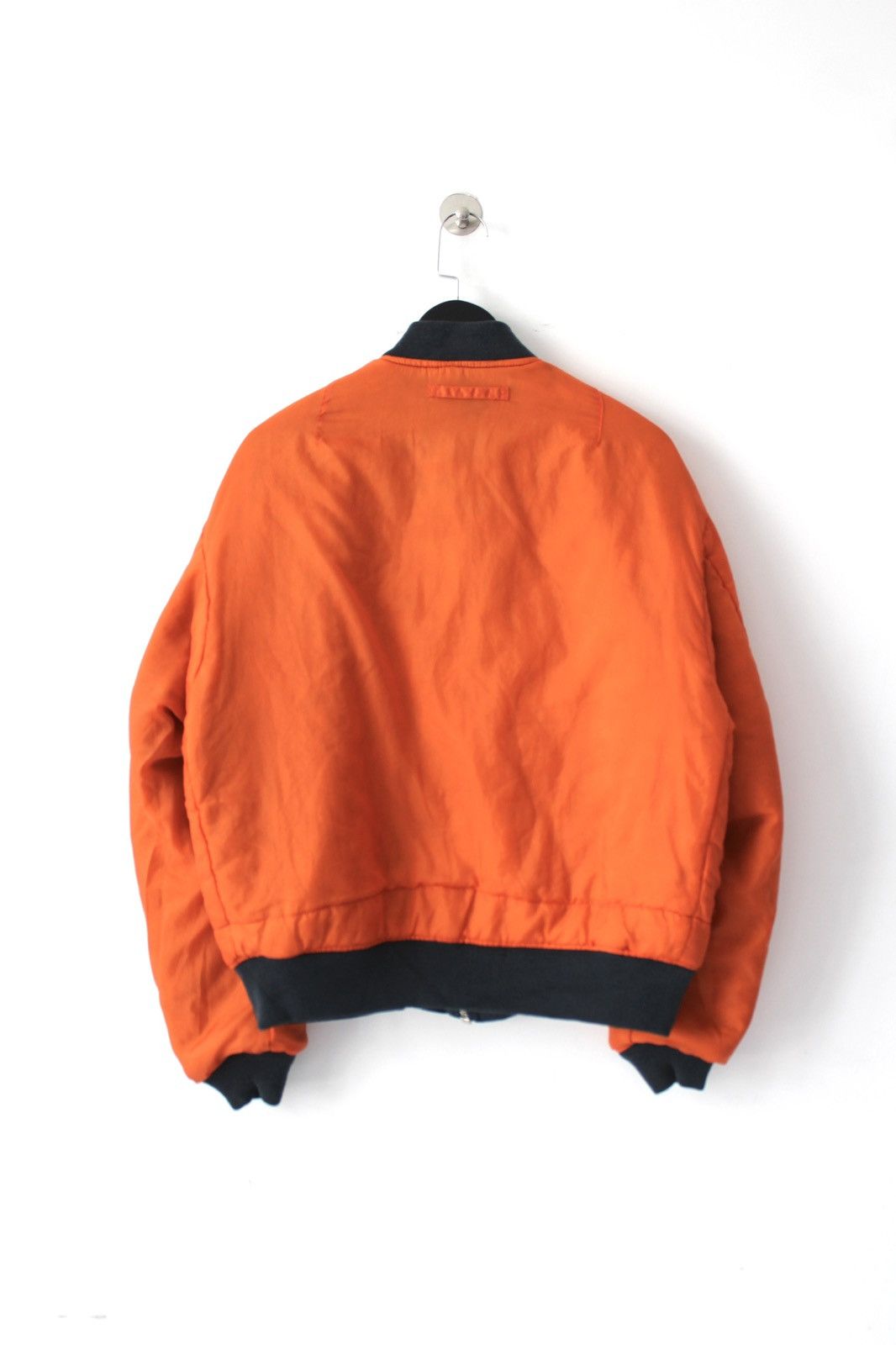 Vintage 2000S JAPANESE MADE MA-1 FLIGHT BOMBER JACKET – TEAL NAVY Size US L / EU 52-54 / 3 - 4 Thumbnail