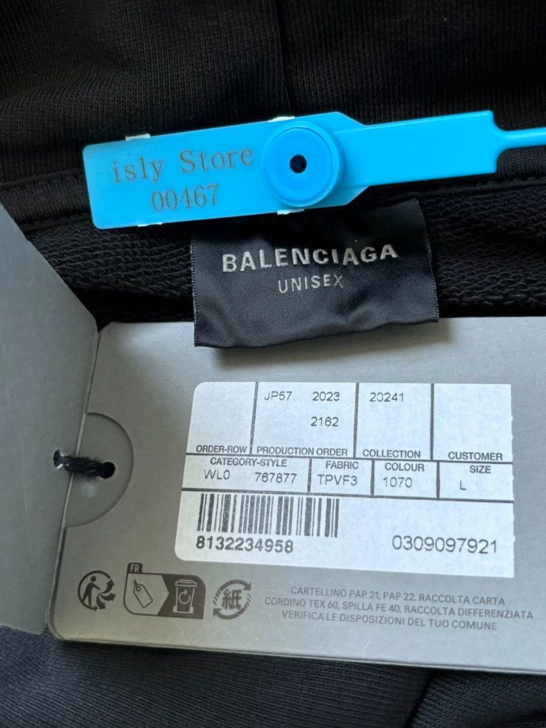 Balenciaga Balenciaga Phantom Overlay Hoodie Size US L / EU 52-54 / 3 - 4 Thumbnail