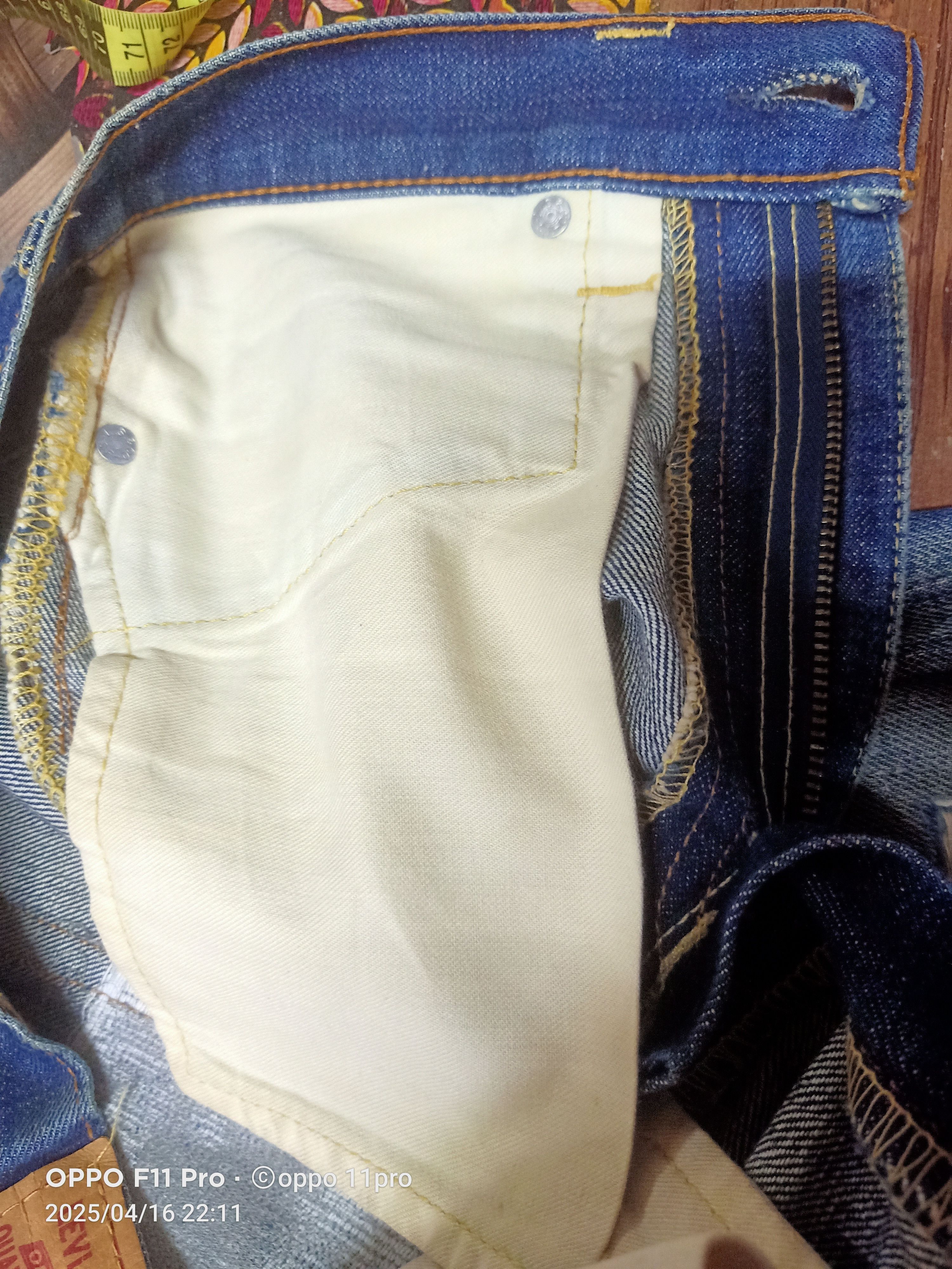 If Six Was Nine Levis Vtg LVC 517 Big E Non Selvedge Distressdenim Size US 28 / EU 44 - 13 Thumbnail