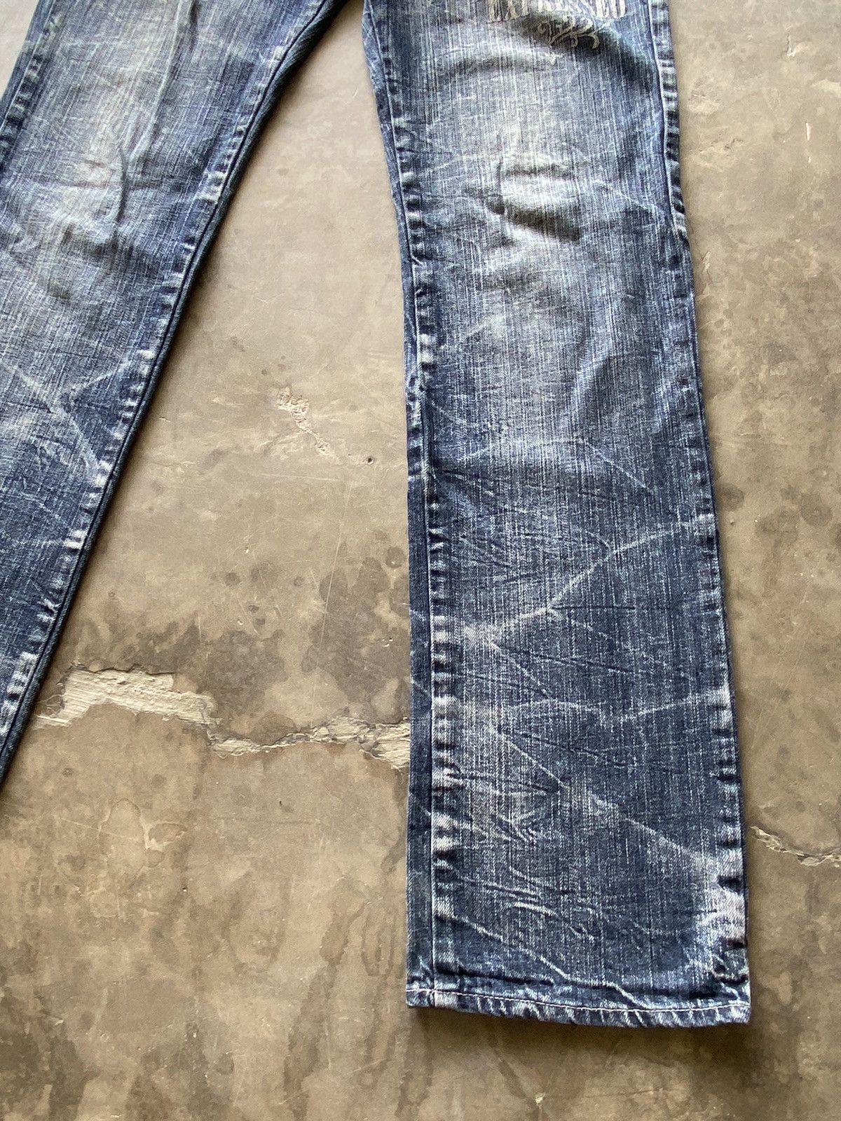 Japanese Brand × Vintage Japanese Claws Distressed Double Focus Grunge Jeans pp3 Size US 31 - 6 Thumbnail