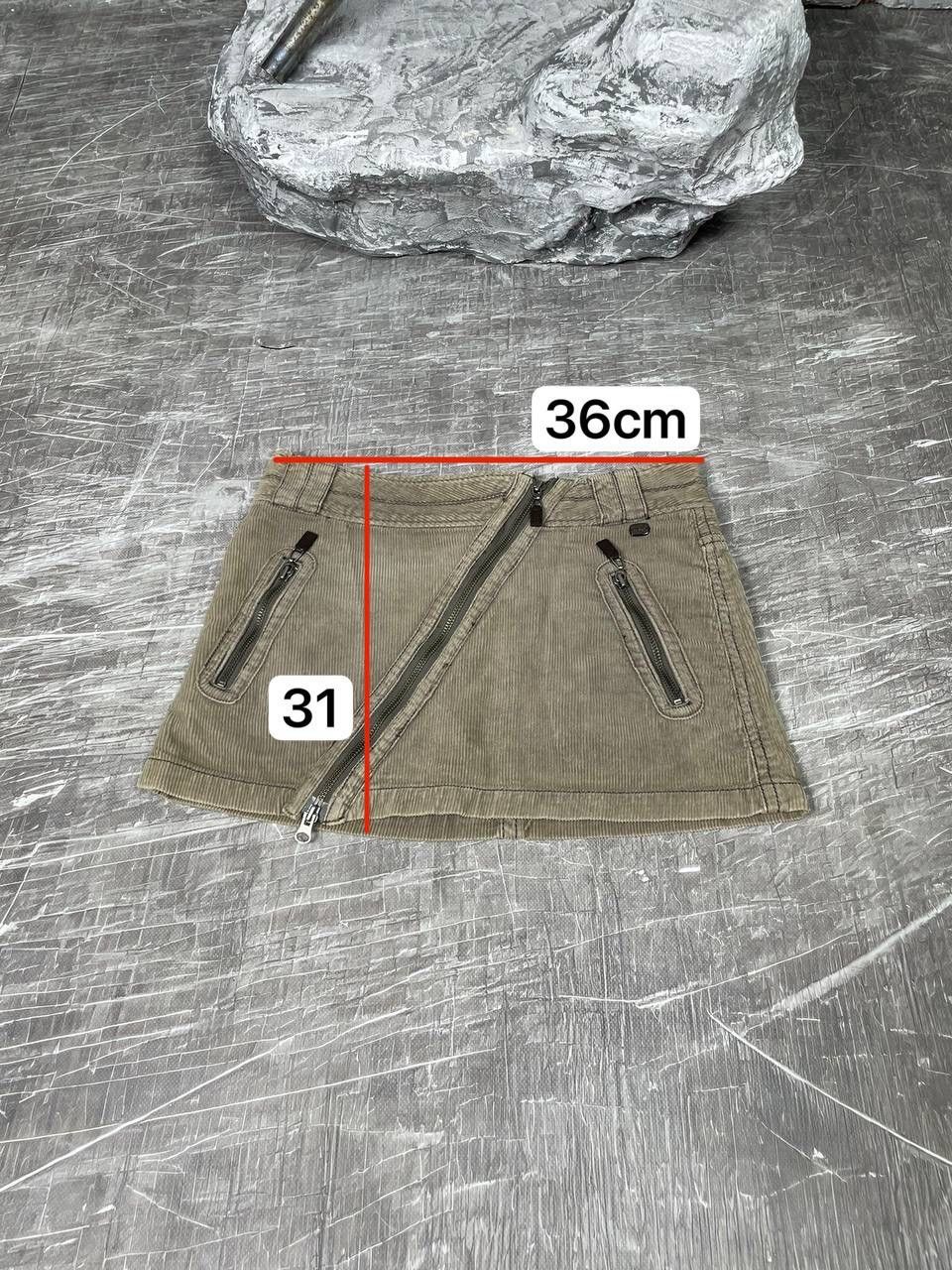 Hysteric Glamour × If Six Was Nine × Japanese Brand 2000s Y2K Asymmetrical Zip Mini Skirt Junya Watanabe Style Size 27" / US 4 / IT 40 - 11 Thumbnail