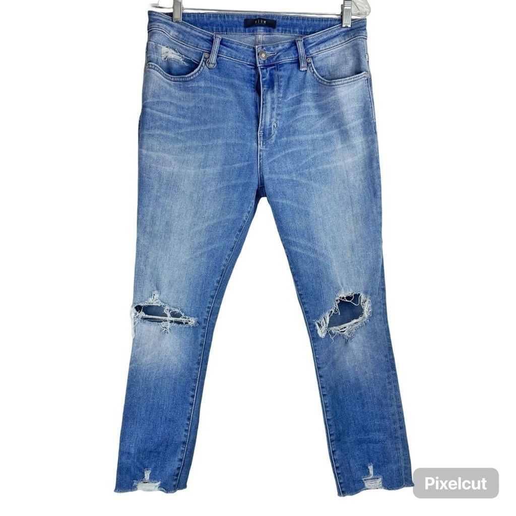 NEUW Denim NEUW Like New Men's Destroyed Skinny Jeans Pre-destroyed 32 Size US 32 / EU 48 - 1 Thumbnail