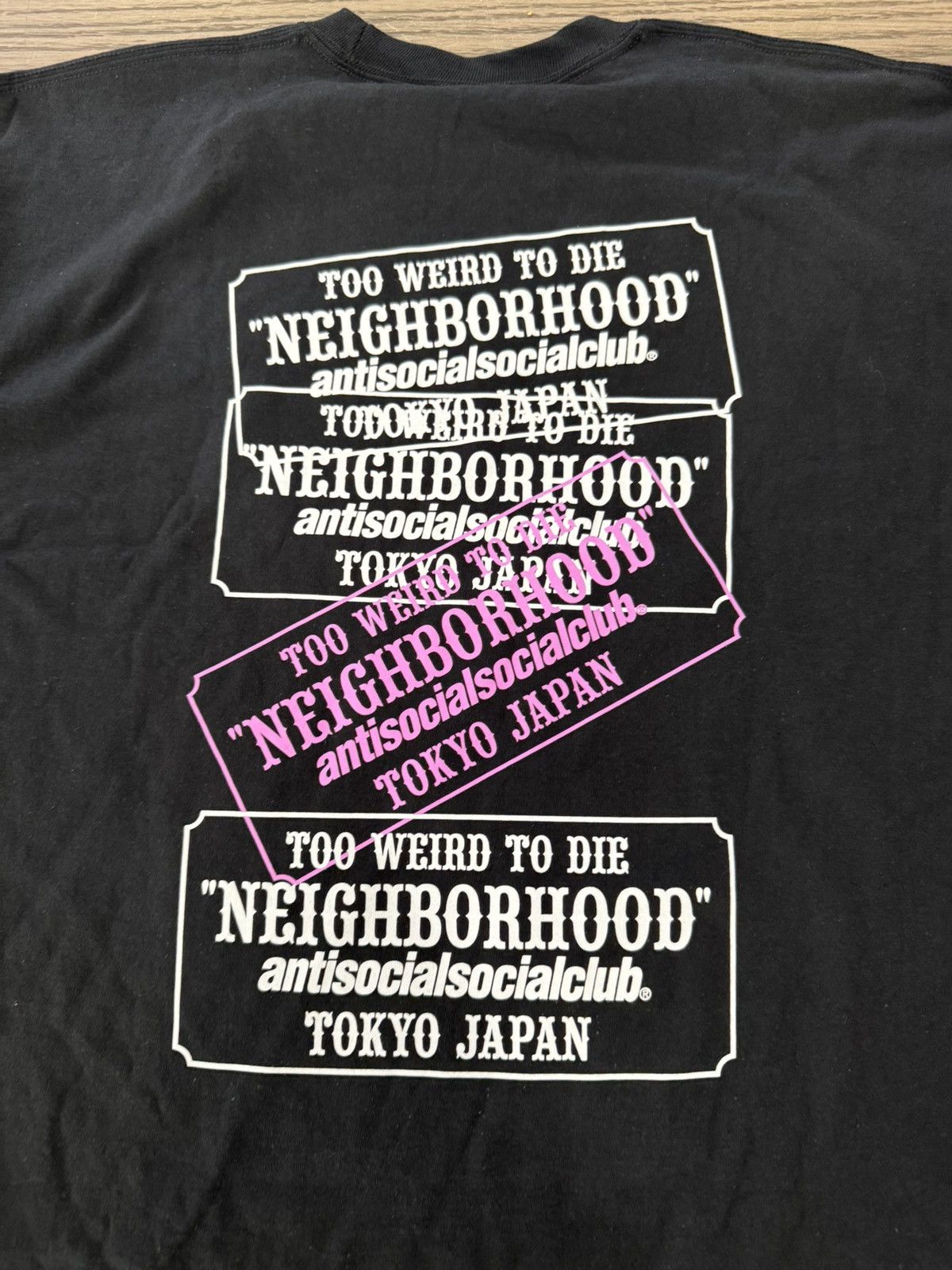 Anti Social Social Club × Neighborhood ☠️ Anti Social Club ASSC x Neighborhood Plaque Long Sleeve ☠️ Size US XXL / EU 58 / 5 - 3 Thumbnail