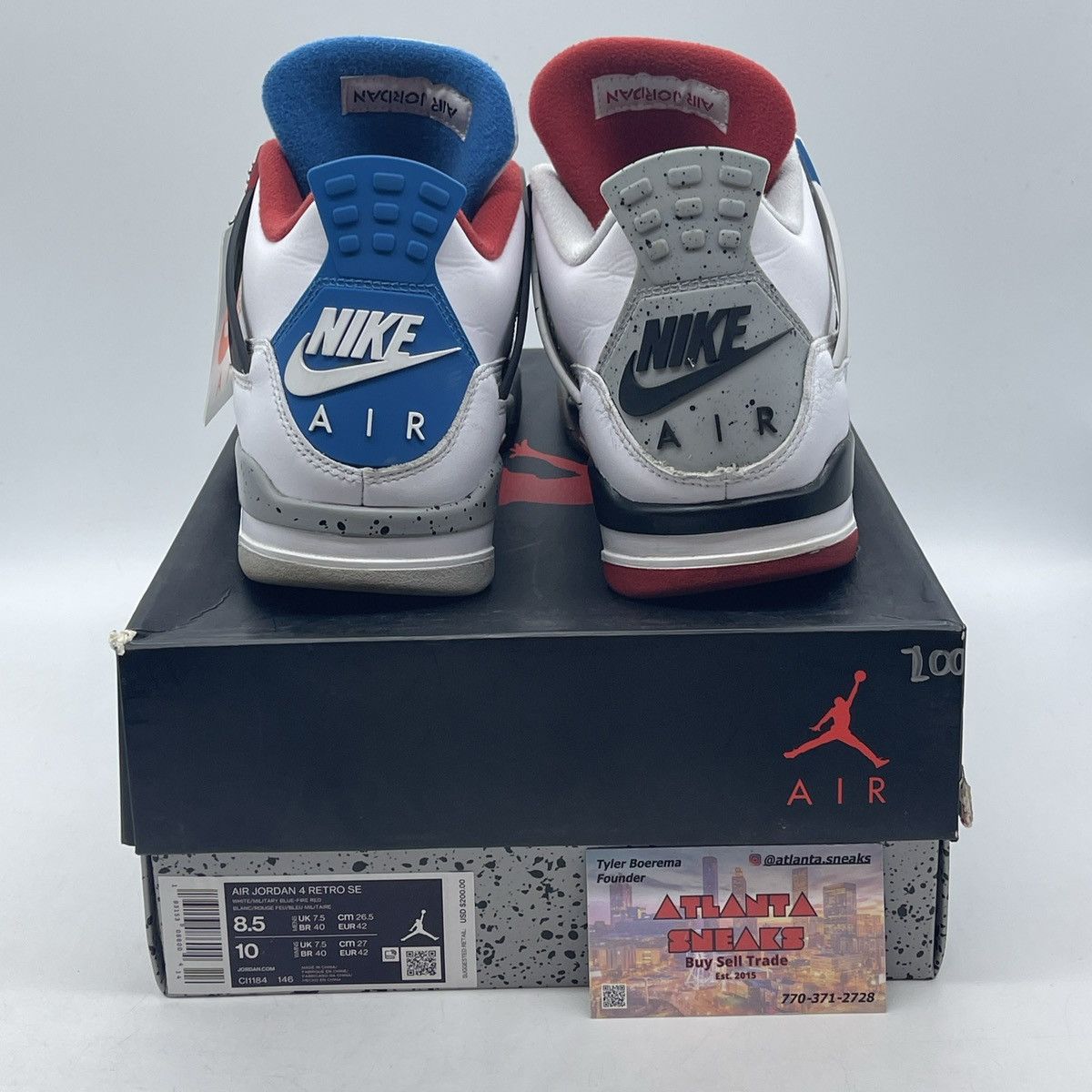 Jordan Brand Air Jordan 4 what the 4 Size US 8.5 / EU 41-42 - 3 Thumbnail